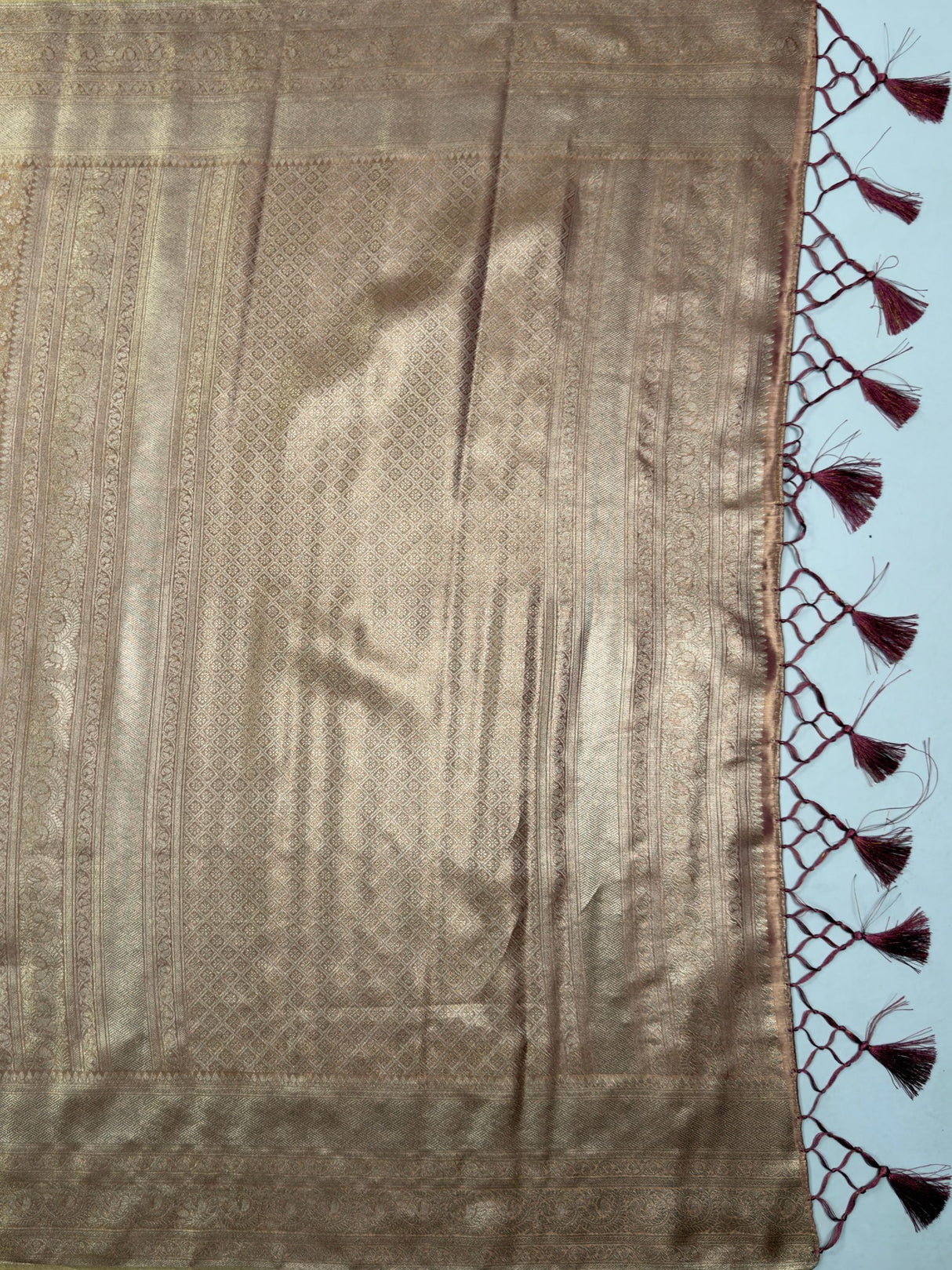MIMOSA Saree Saree — pallu and zari work detail