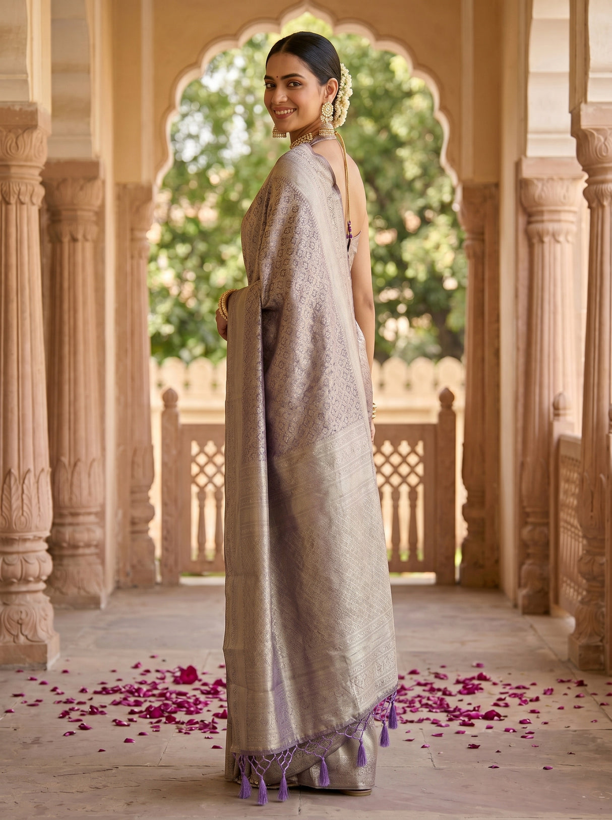 MIMOSA Saree Saree — pose 5 styling detail