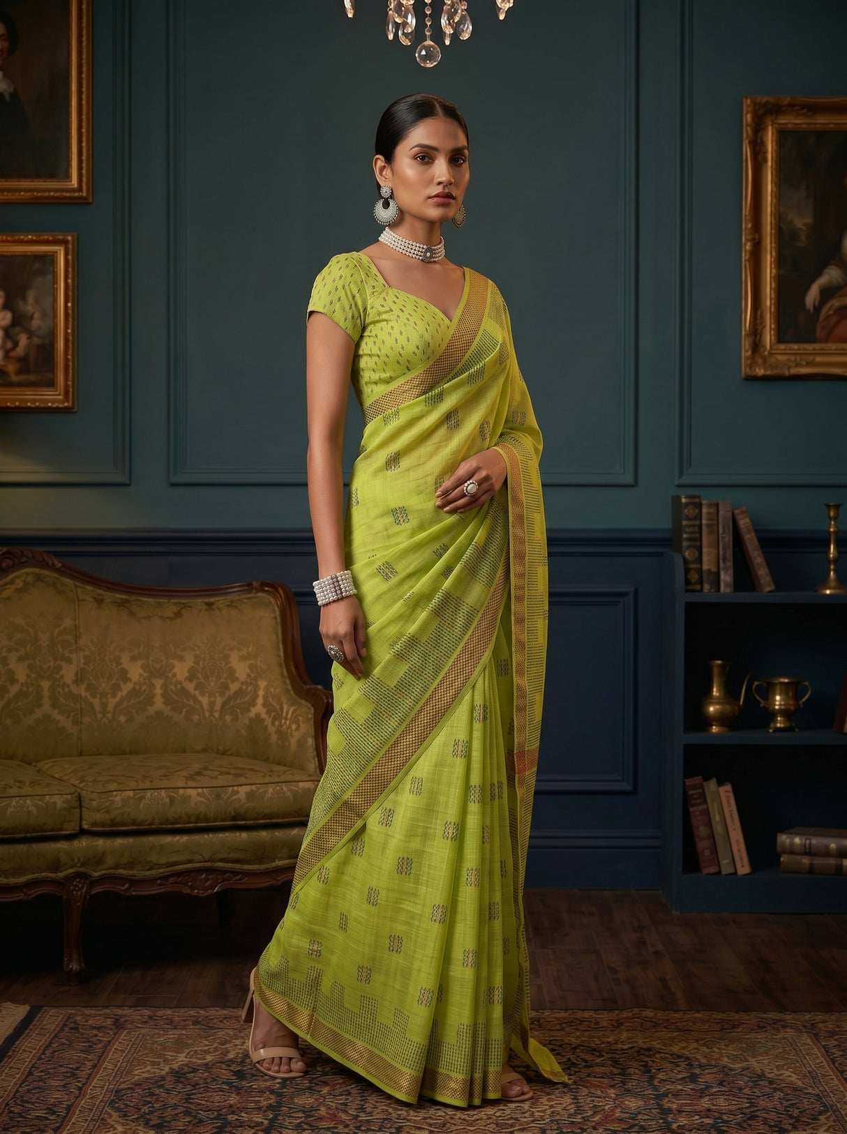 MIMOSA Saree Saree — pose 5 styling detail