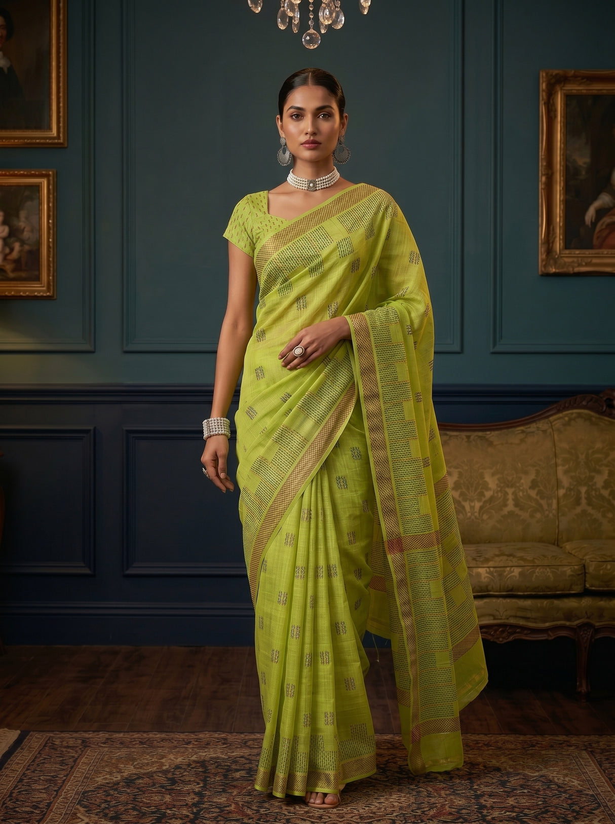 MIMOSA Saree Saree — pose 6 styling detail