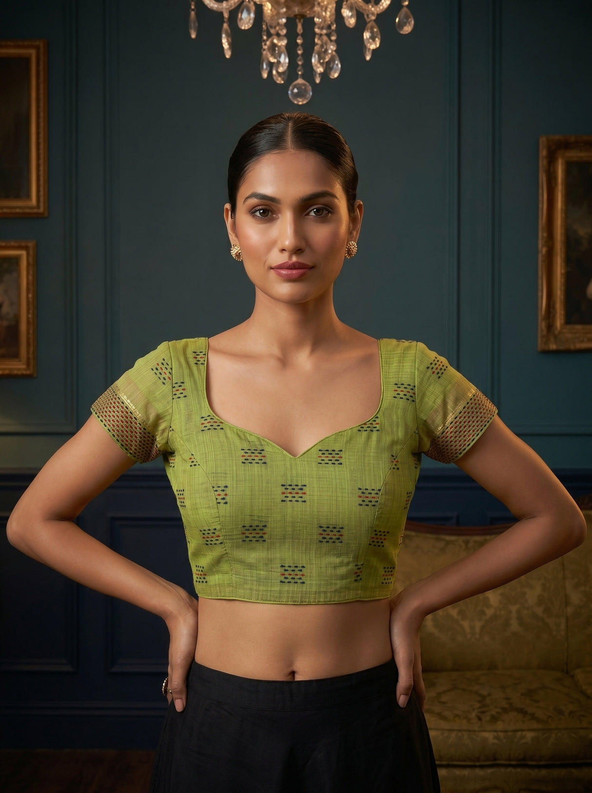 MIMOSA Saree Saree — blouse close-up