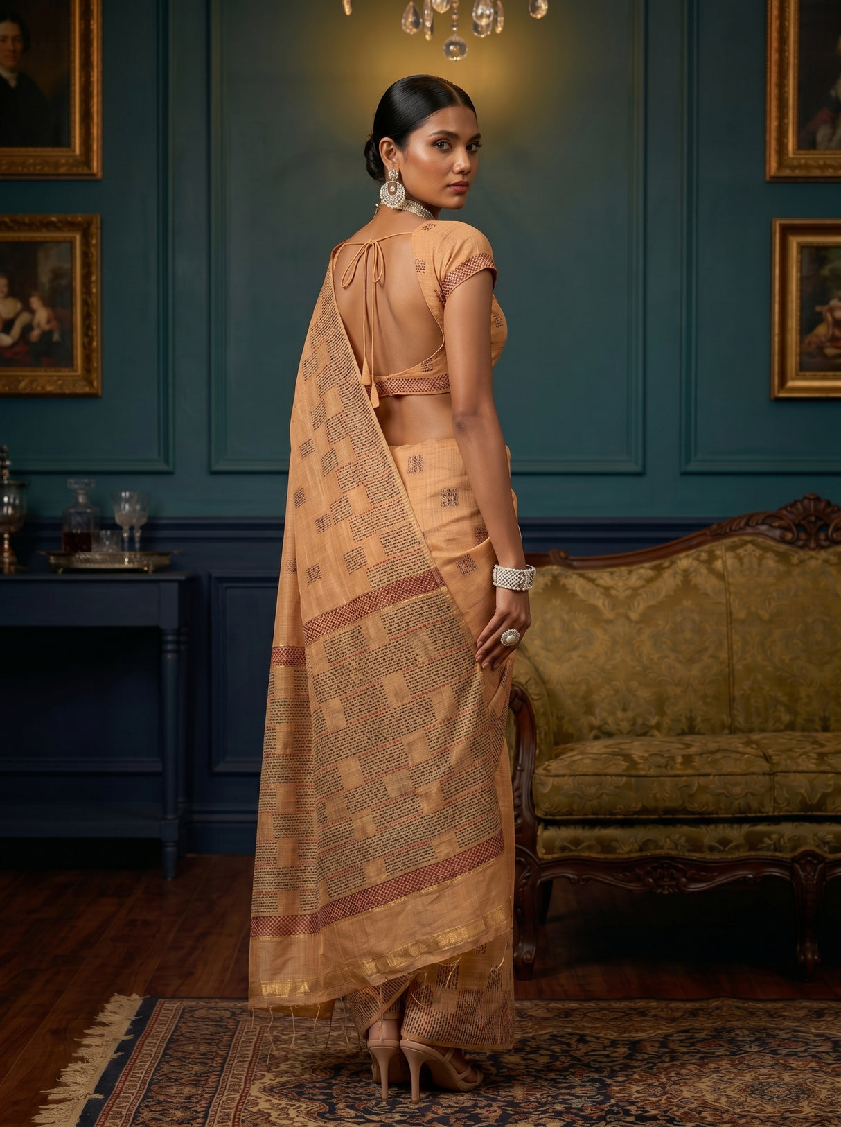 MIMOSA Saree Saree — pose 7 styling detail