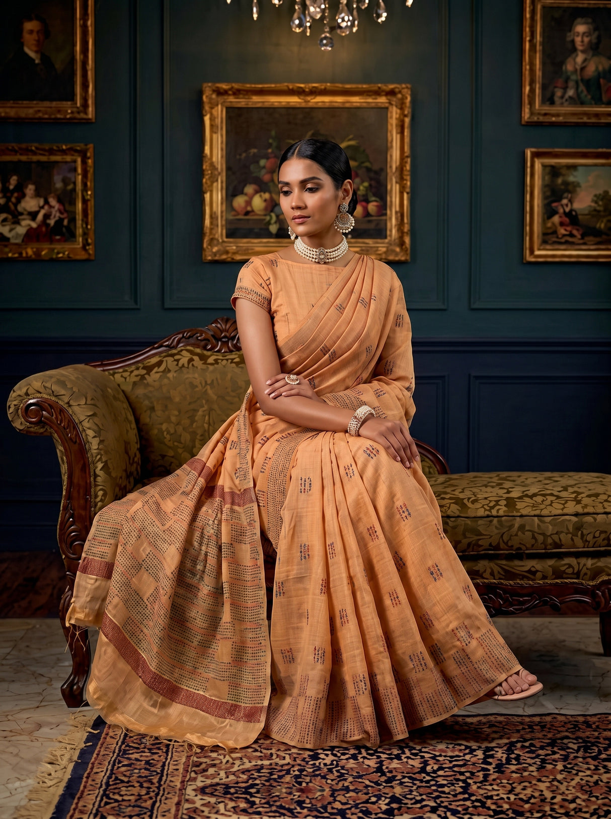 MIMOSA Saree Saree — pose 8 styling detail