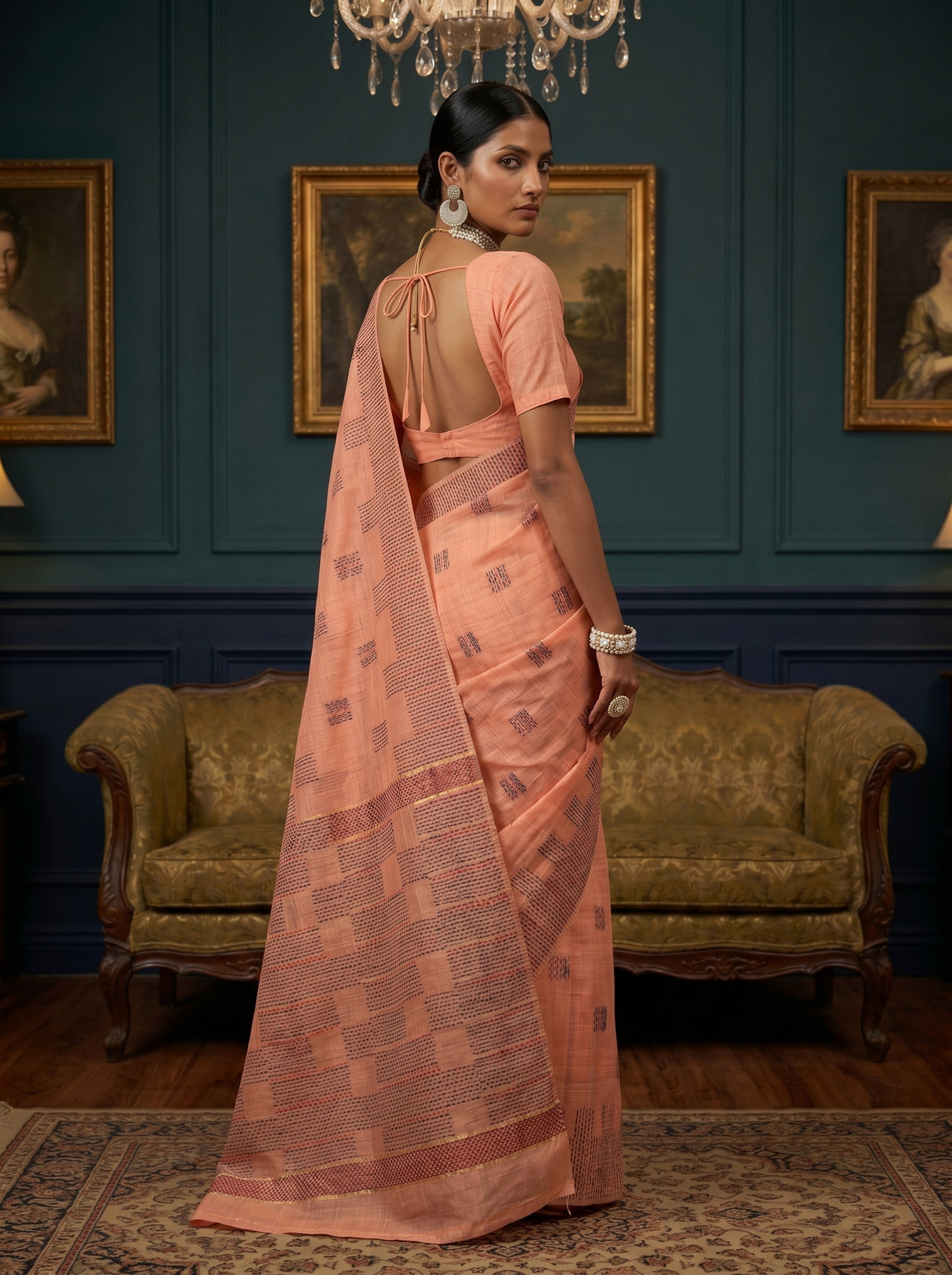 MIMOSA Saree Saree — pose 7 styling detail