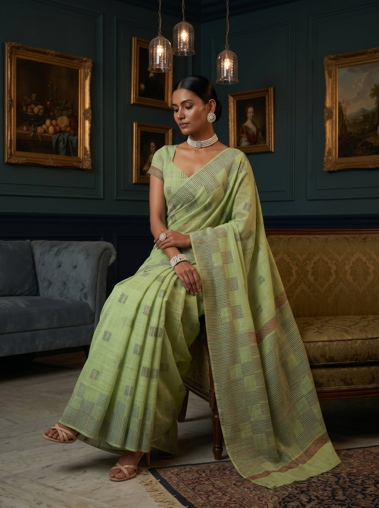 MIMOSA Saree Saree — pose 8 styling detail