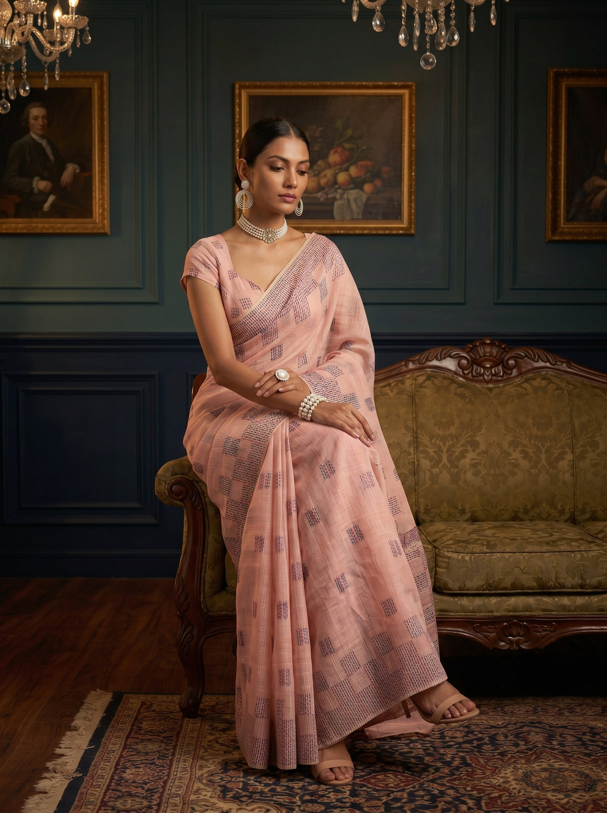 MIMOSA Saree Saree — pose 8 styling detail