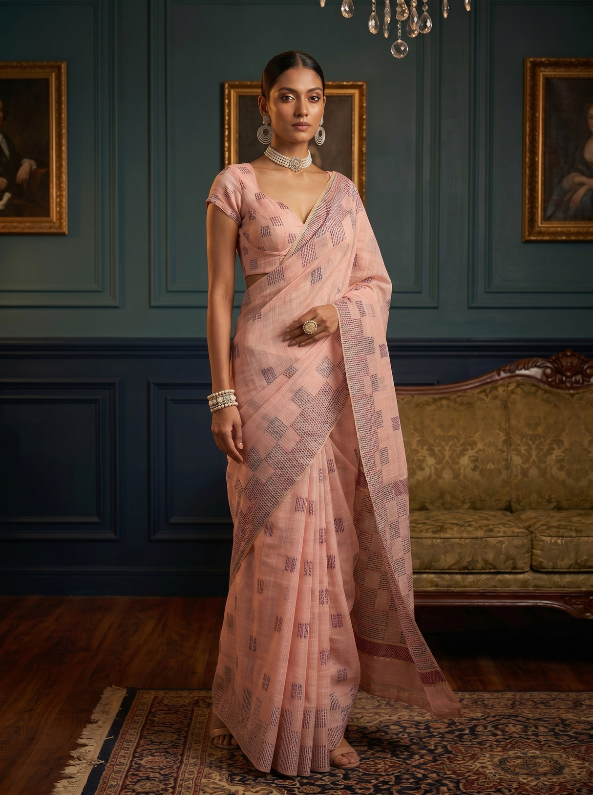 MIMOSA Saree Saree — pose 9 styling detail