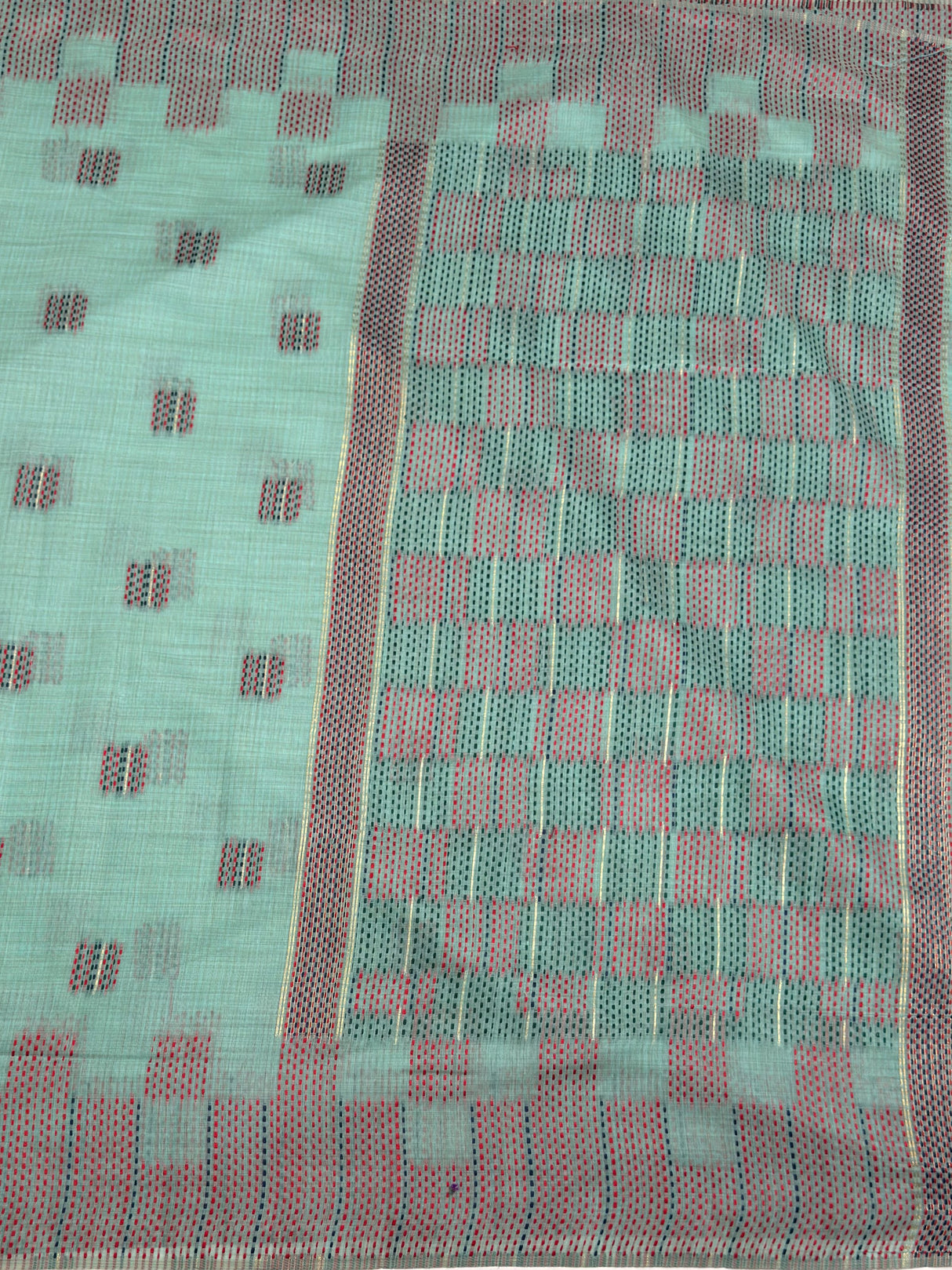 MIMOSA Saree Saree — pallu and zari work detail