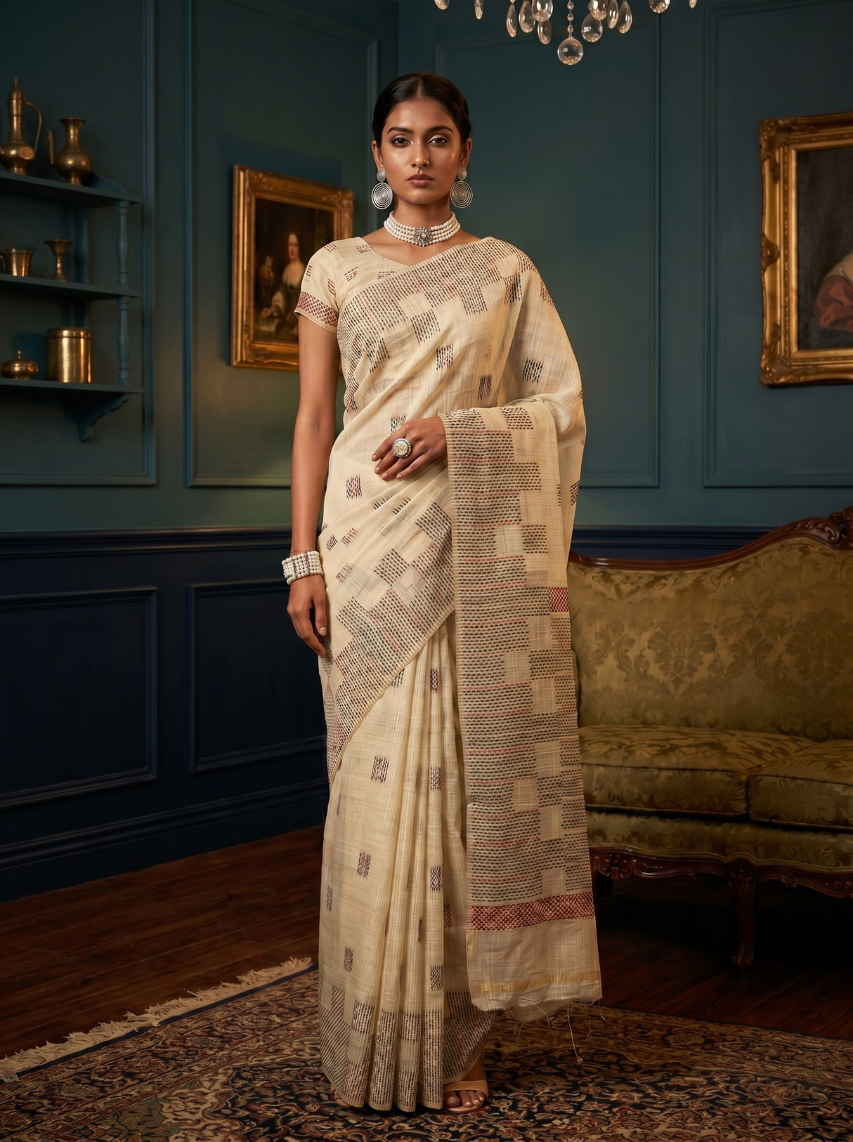 MIMOSA Saree Saree — pose 5 styling detail
