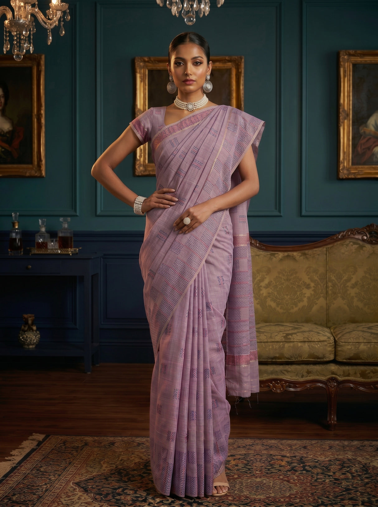 MIMOSA Saree Saree — pose 4 styling detail