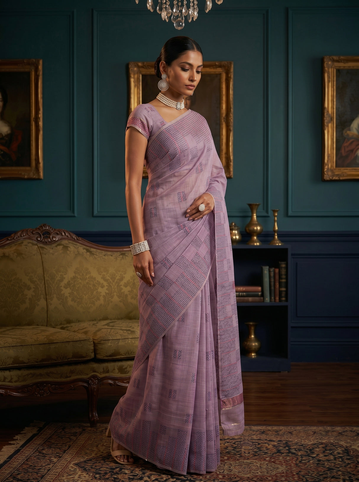 MIMOSA Saree Saree — pose 5 styling detail