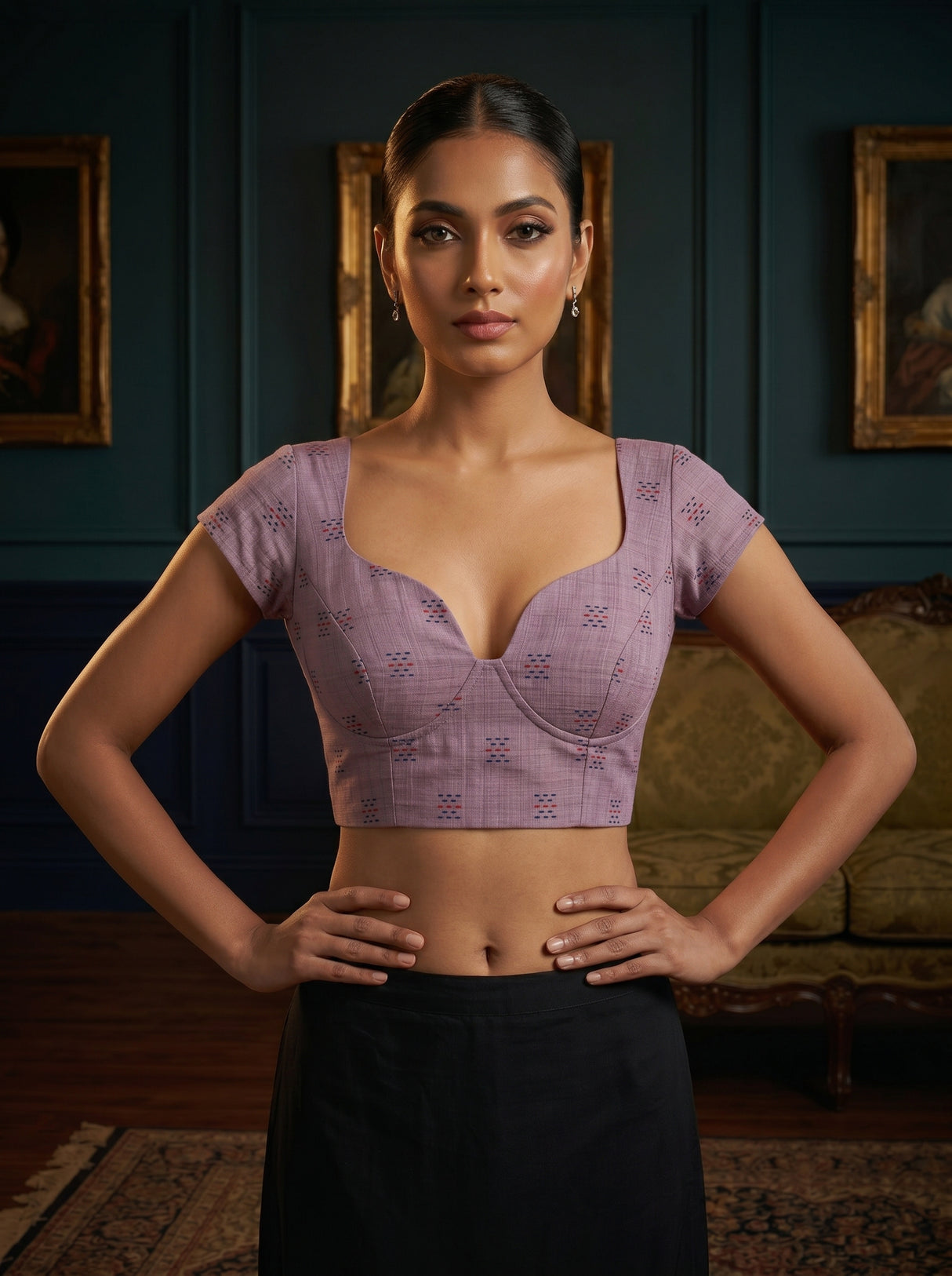 MIMOSA Saree Saree — blouse close-up
