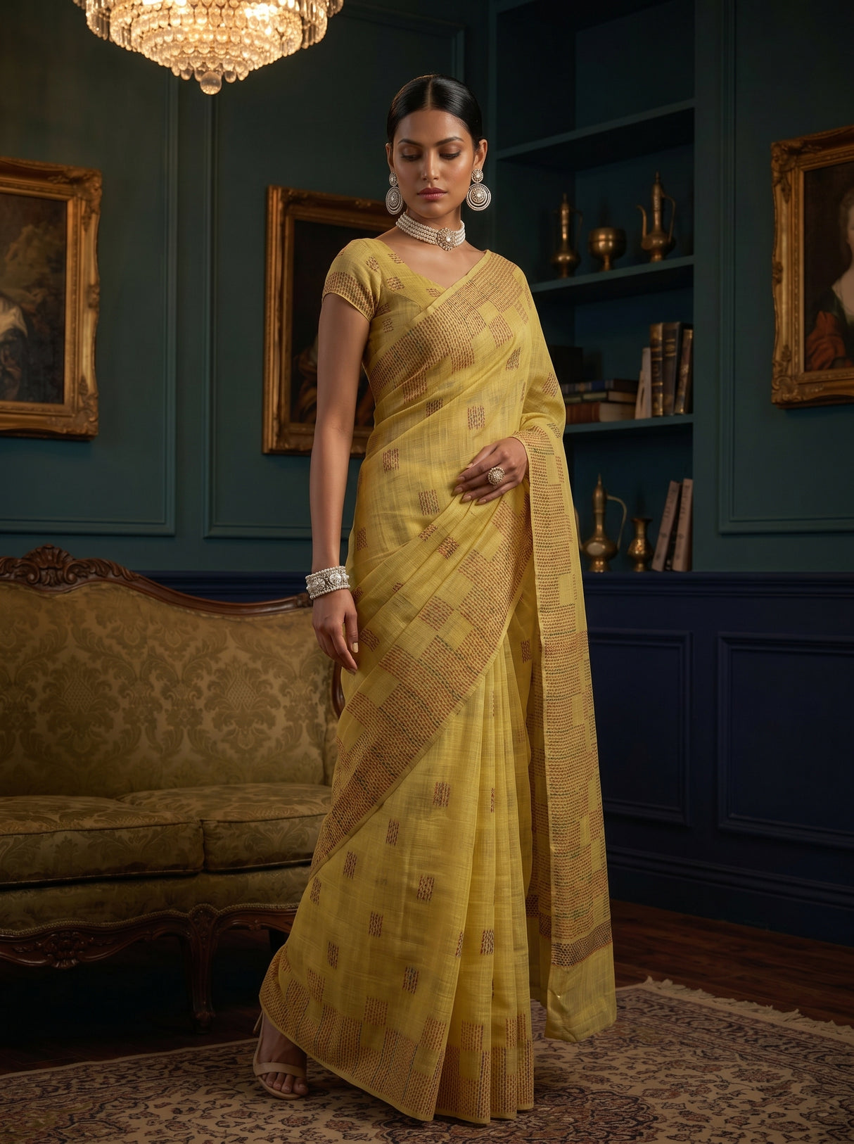 MIMOSA Saree Saree — pose 5 styling detail