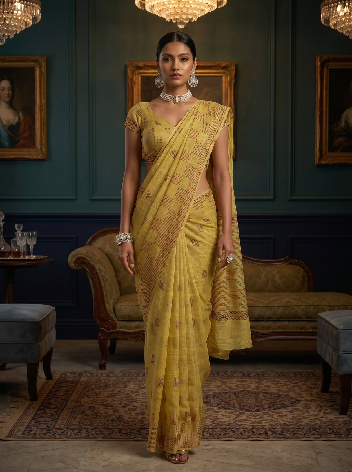 MIMOSA Saree Saree — pose 6 styling detail