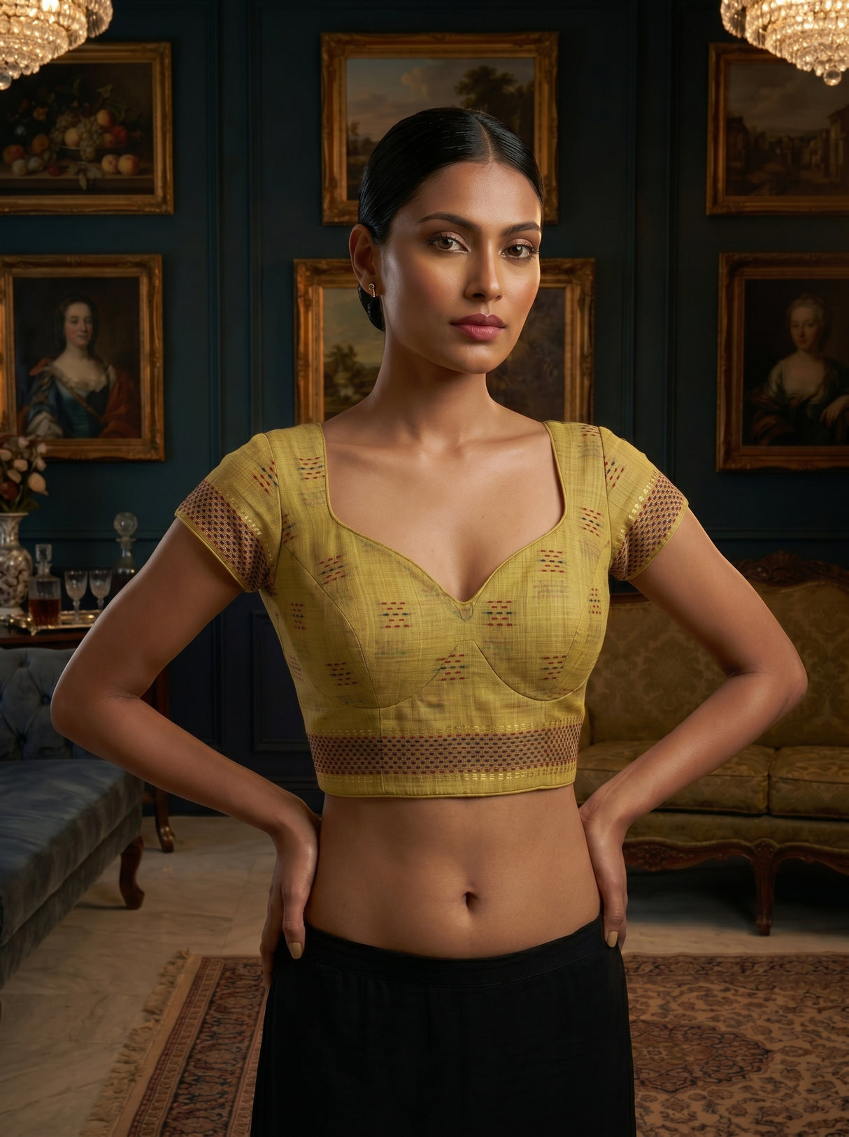 MIMOSA Saree Saree — blouse close-up
