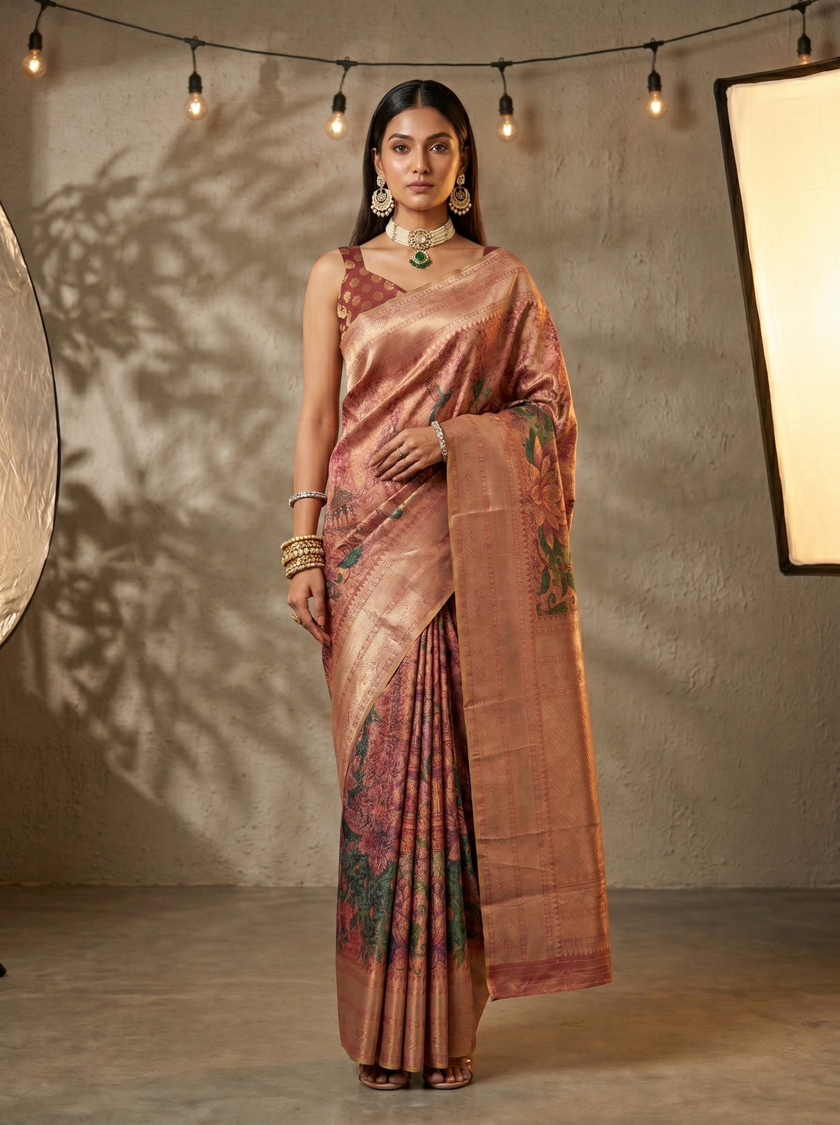 MIMOSA Saree Saree — front view on mannequin