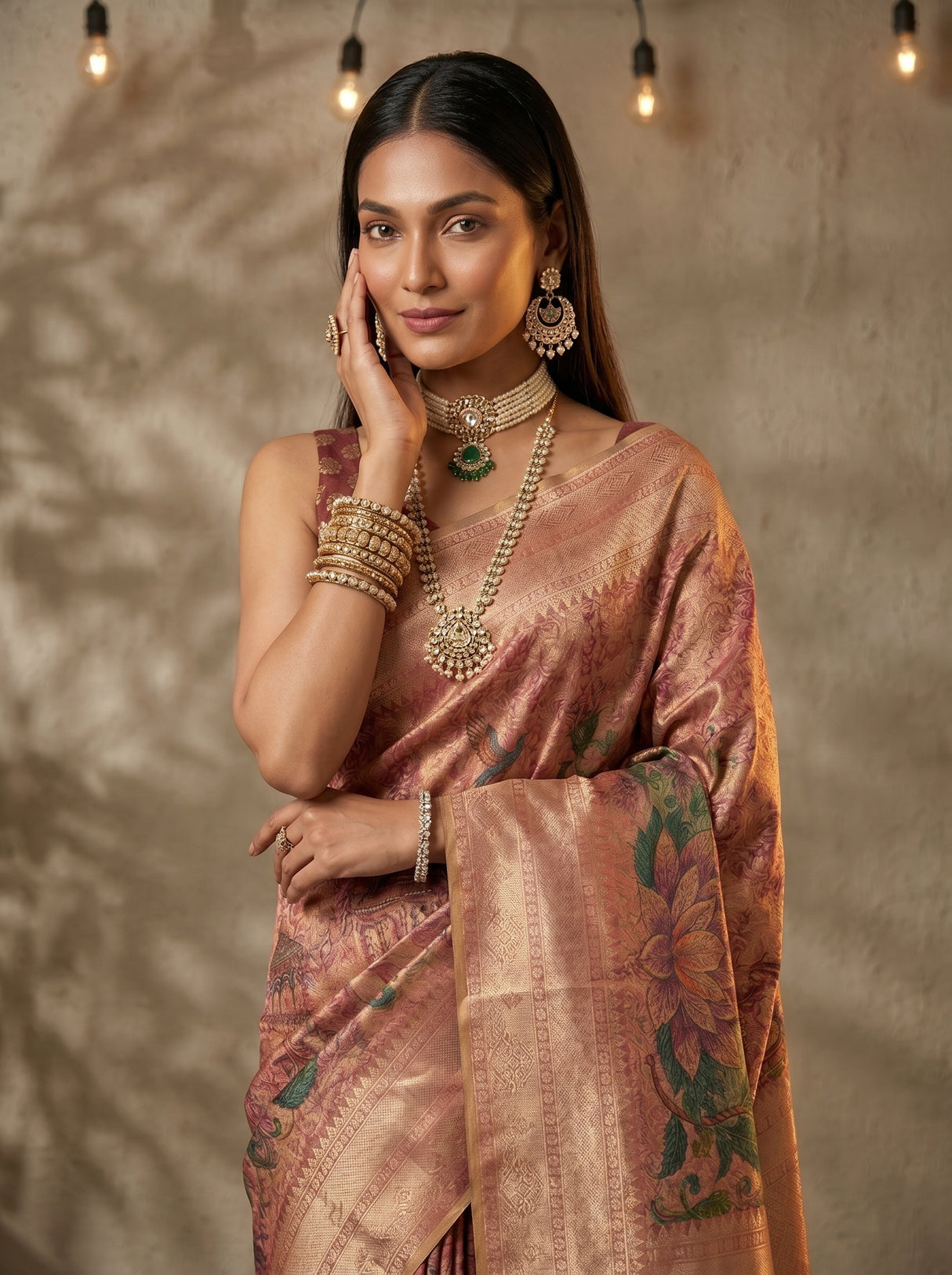MIMOSA Saree Saree — pose 10 styling detail