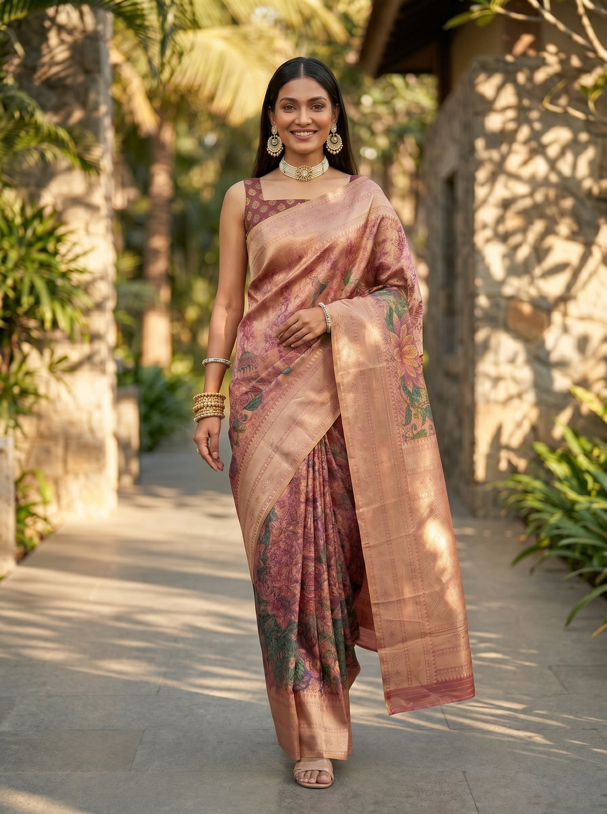 MIMOSA Saree Saree — pose 6 styling detail