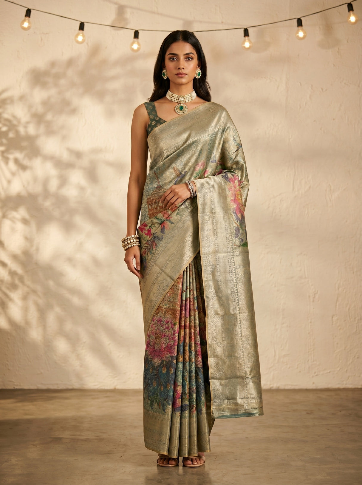 MIMOSA Saree Saree — front view on mannequin
