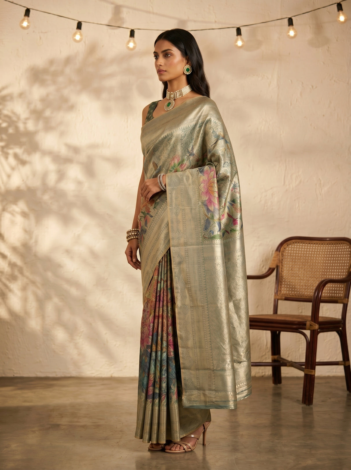 MIMOSA Saree Saree — pose 3 styling detail