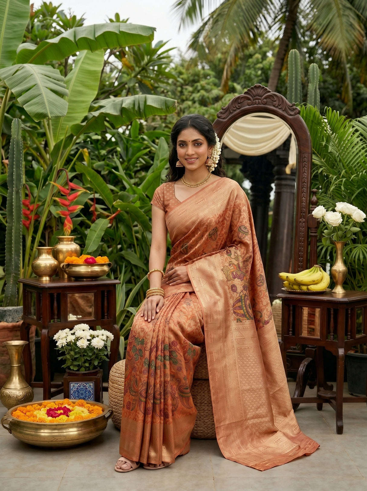 MIMOSA Saree Saree — pose 4 styling detail