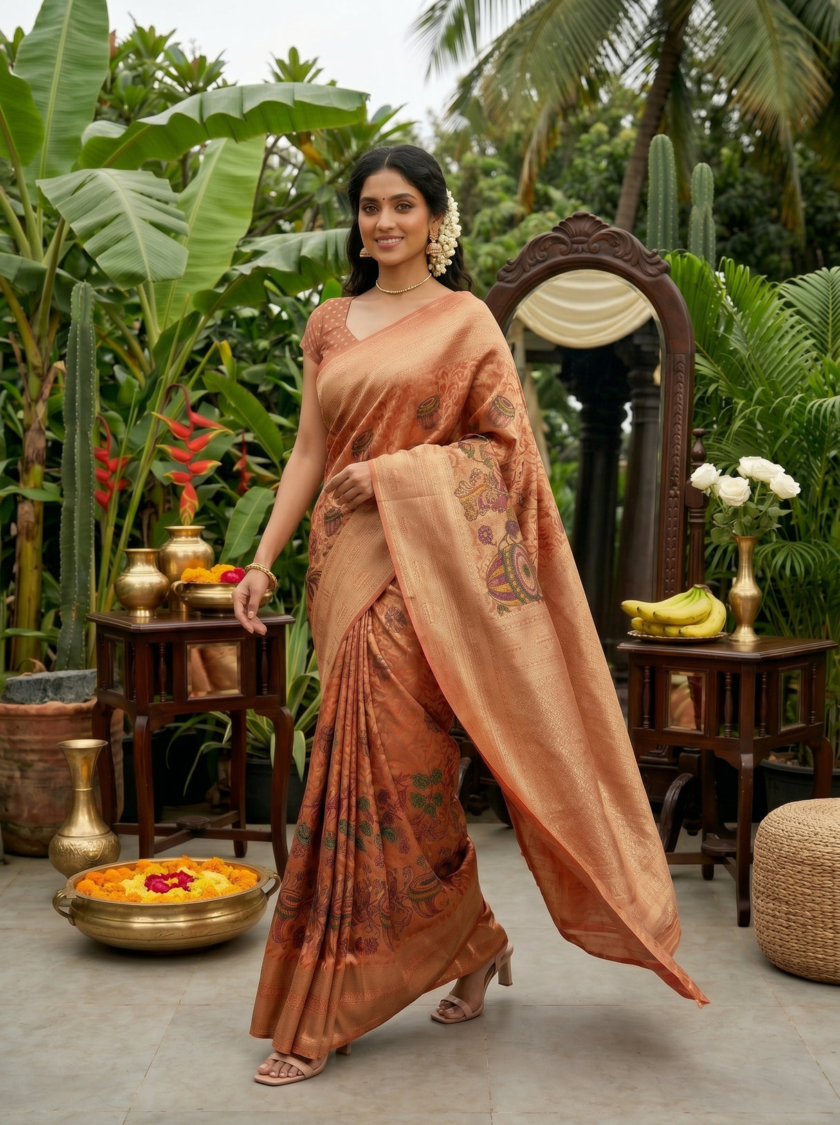 MIMOSA Saree Saree — pose 6 styling detail