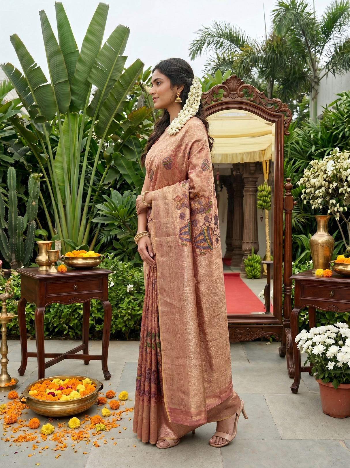 MIMOSA Saree Saree — pose 3 styling detail