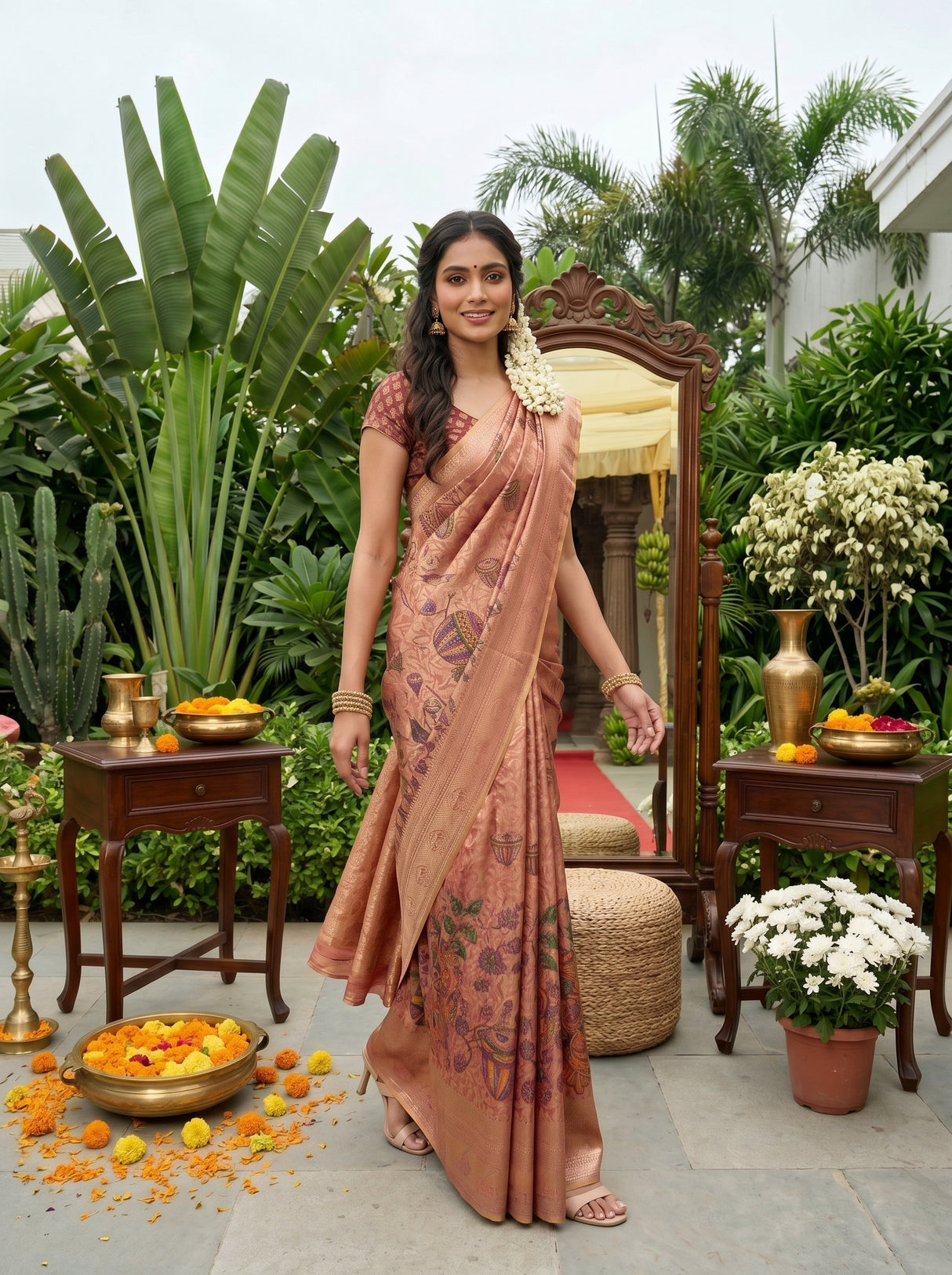 MIMOSA Saree Saree — pose 6 styling detail