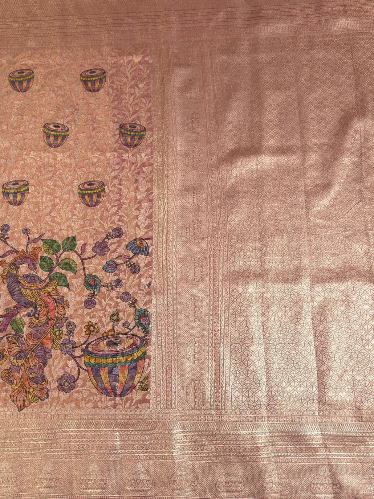 MIMOSA Saree Saree — pallu and zari work detail