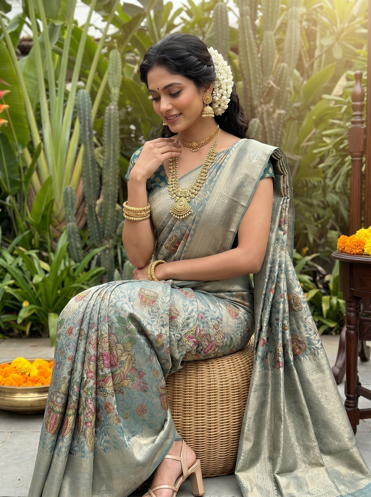 MIMOSA Saree Saree — pose 10 styling detail