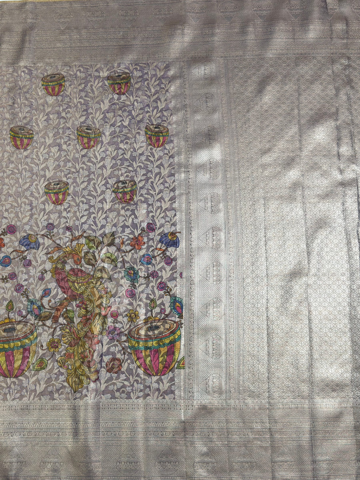 MIMOSA Saree Saree — pallu and zari work detail