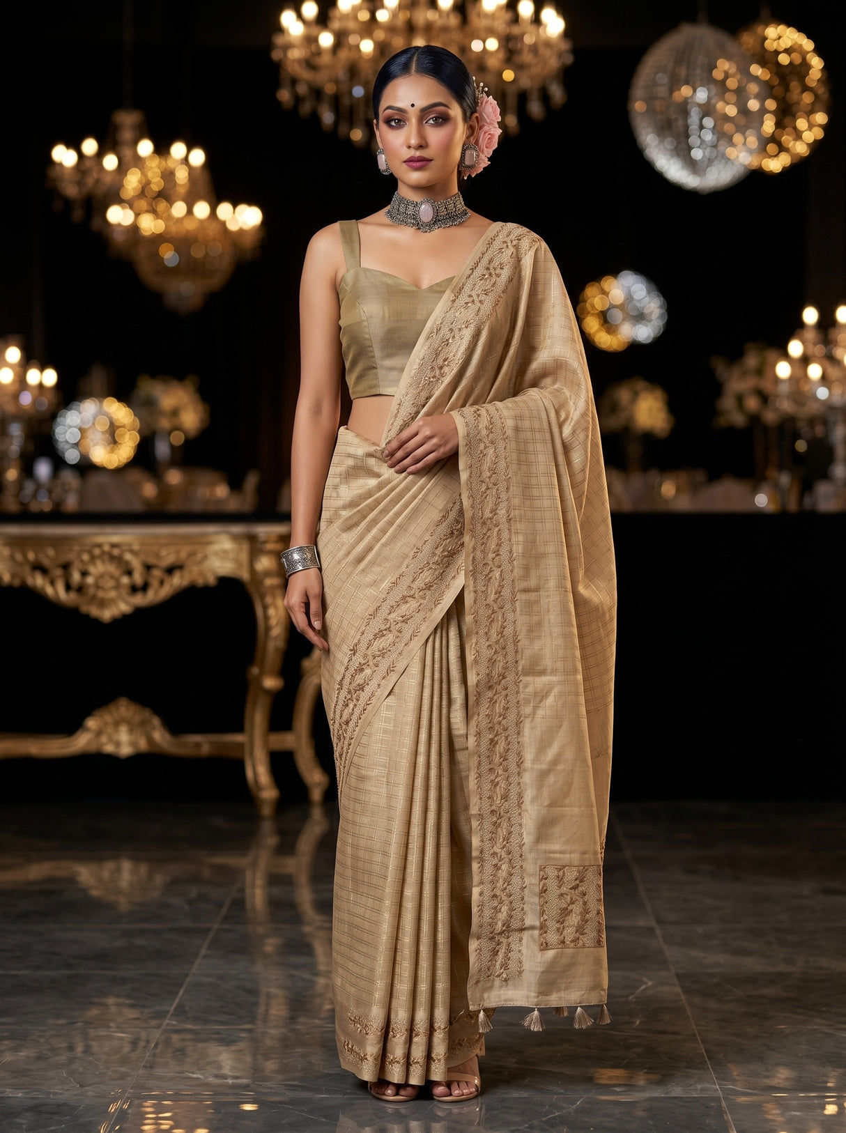 Tussar Saree