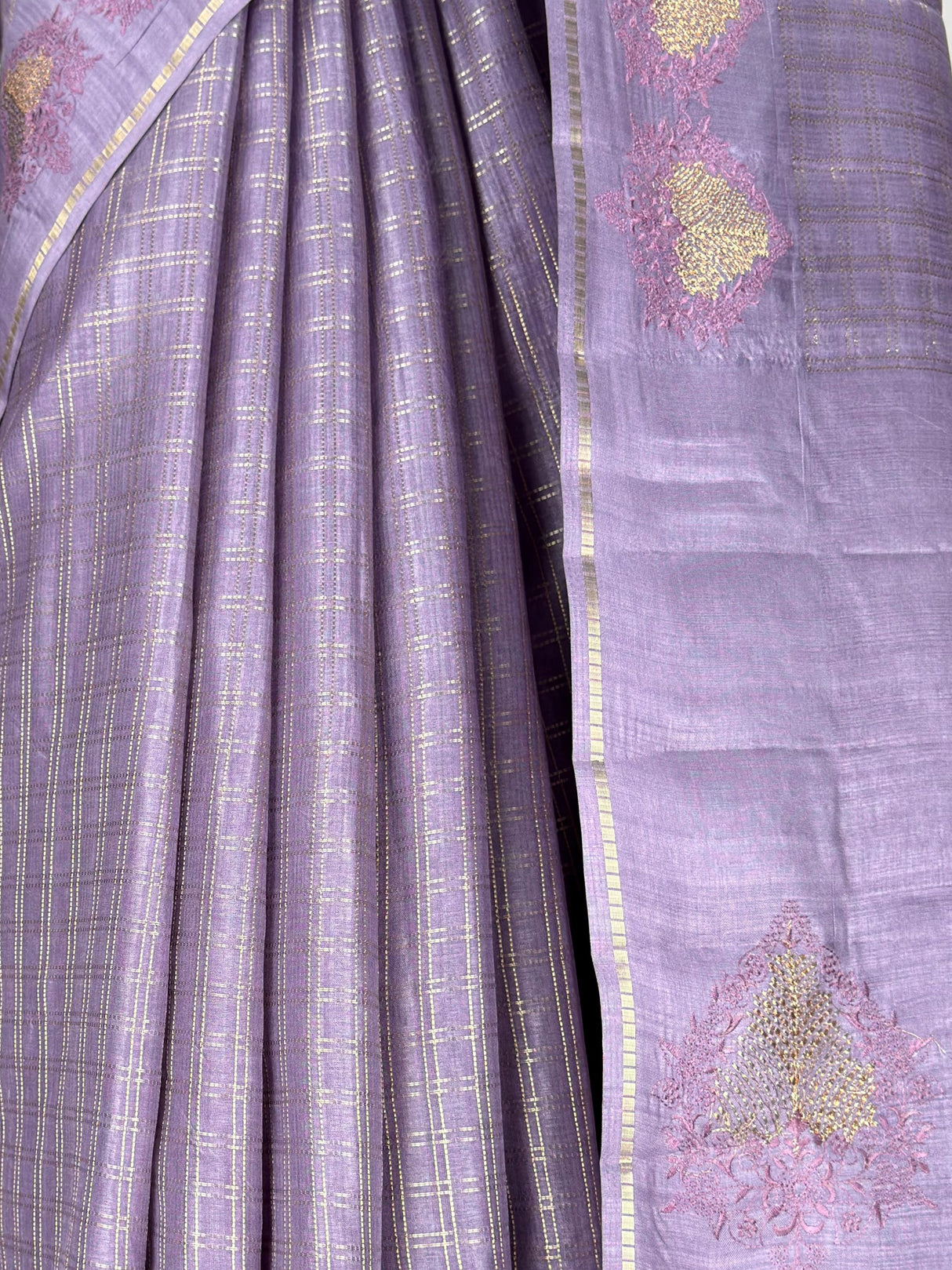 MIMOSA Violet Saree Saree — fleets shot full lifestyle