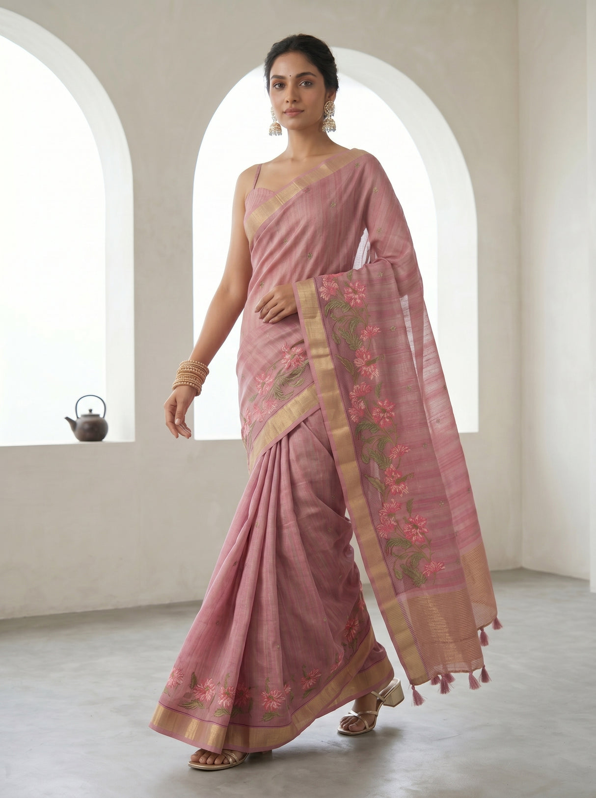 MIMOSA Saree Saree — pose 7 styling detail
