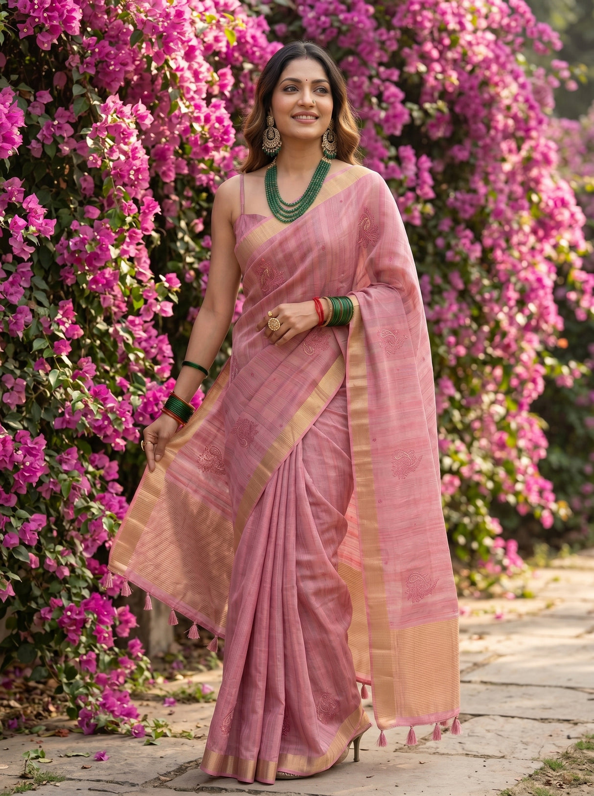 MIMOSA Saree Saree — pose 5 styling detail
