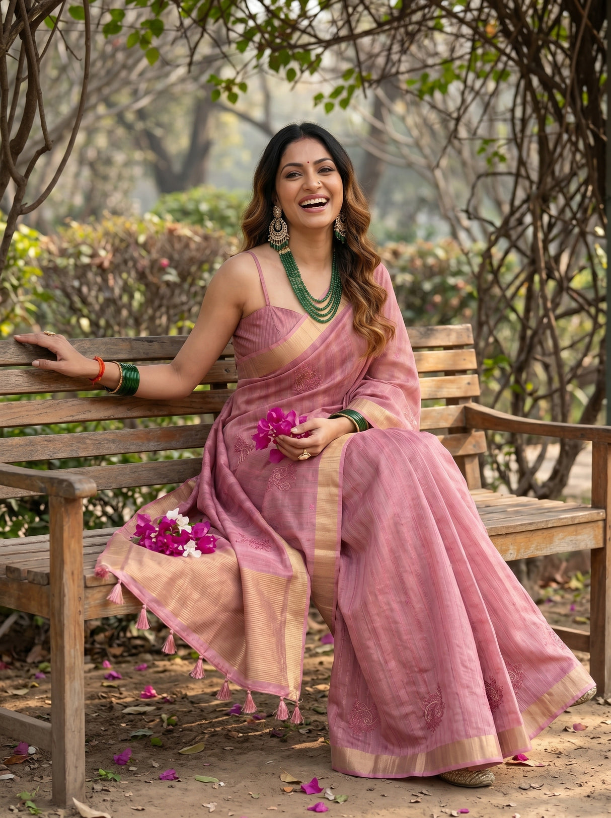MIMOSA Saree Saree — pose 8 styling detail