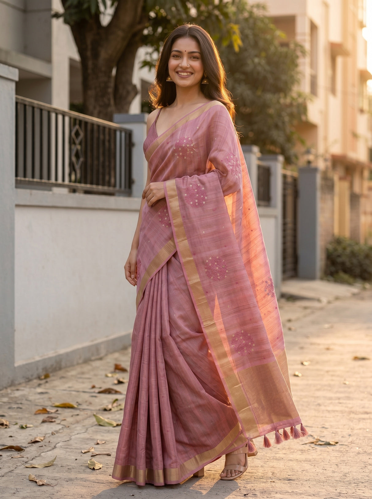 MIMOSA Saree Saree — pose 9 styling detail