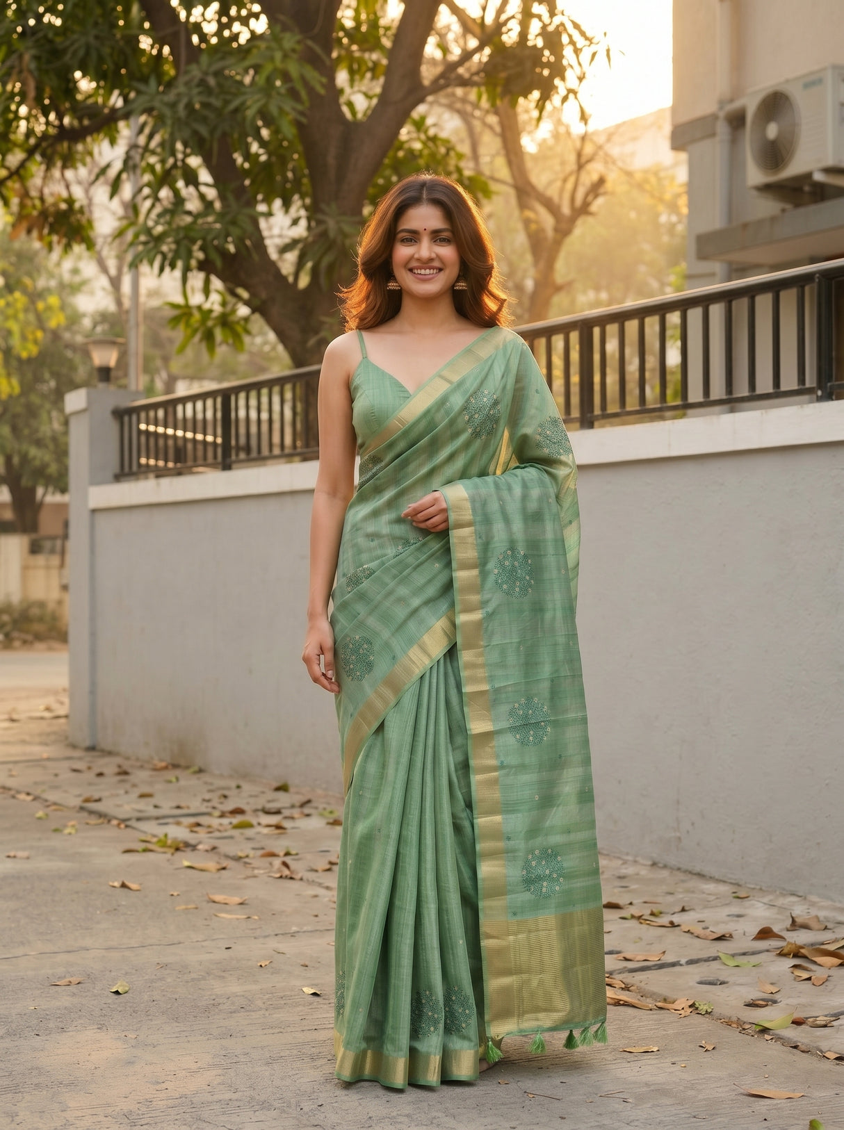 MIMOSA Saree Saree — pose 4 styling detail