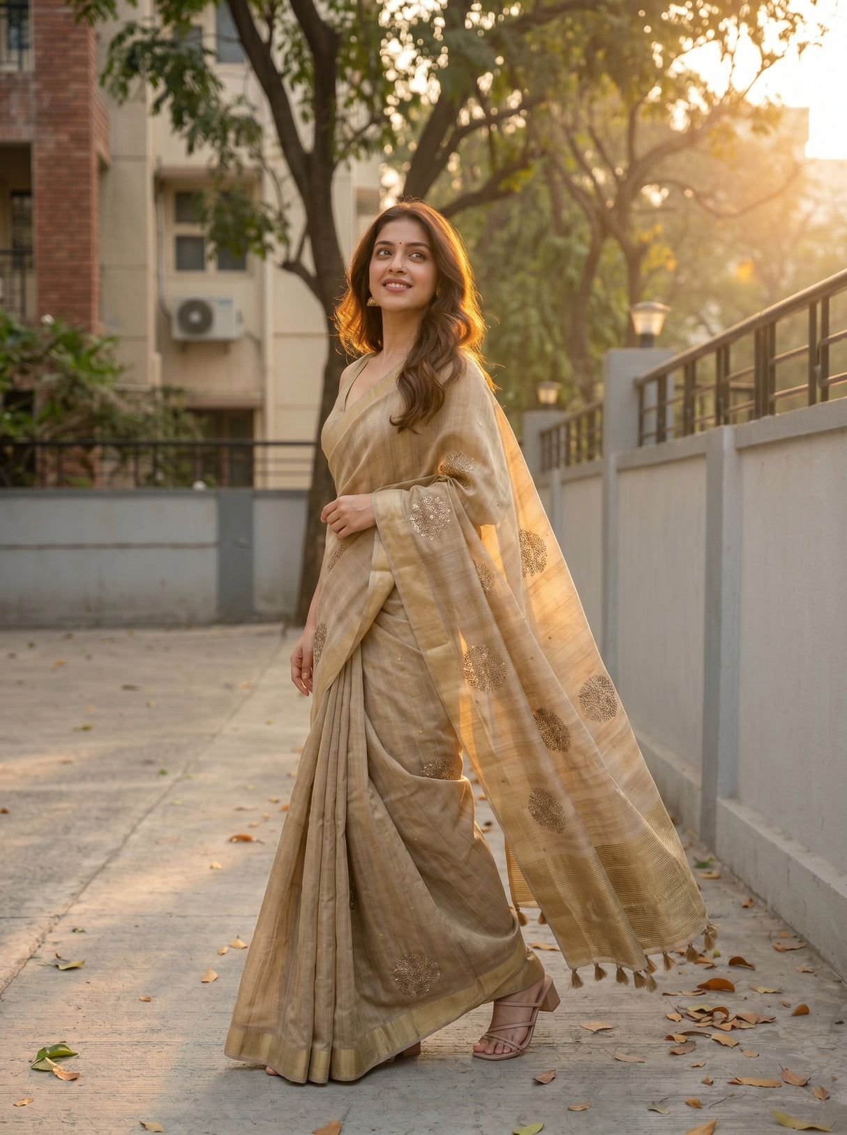 MIMOSA Saree Saree — pose 9 styling detail