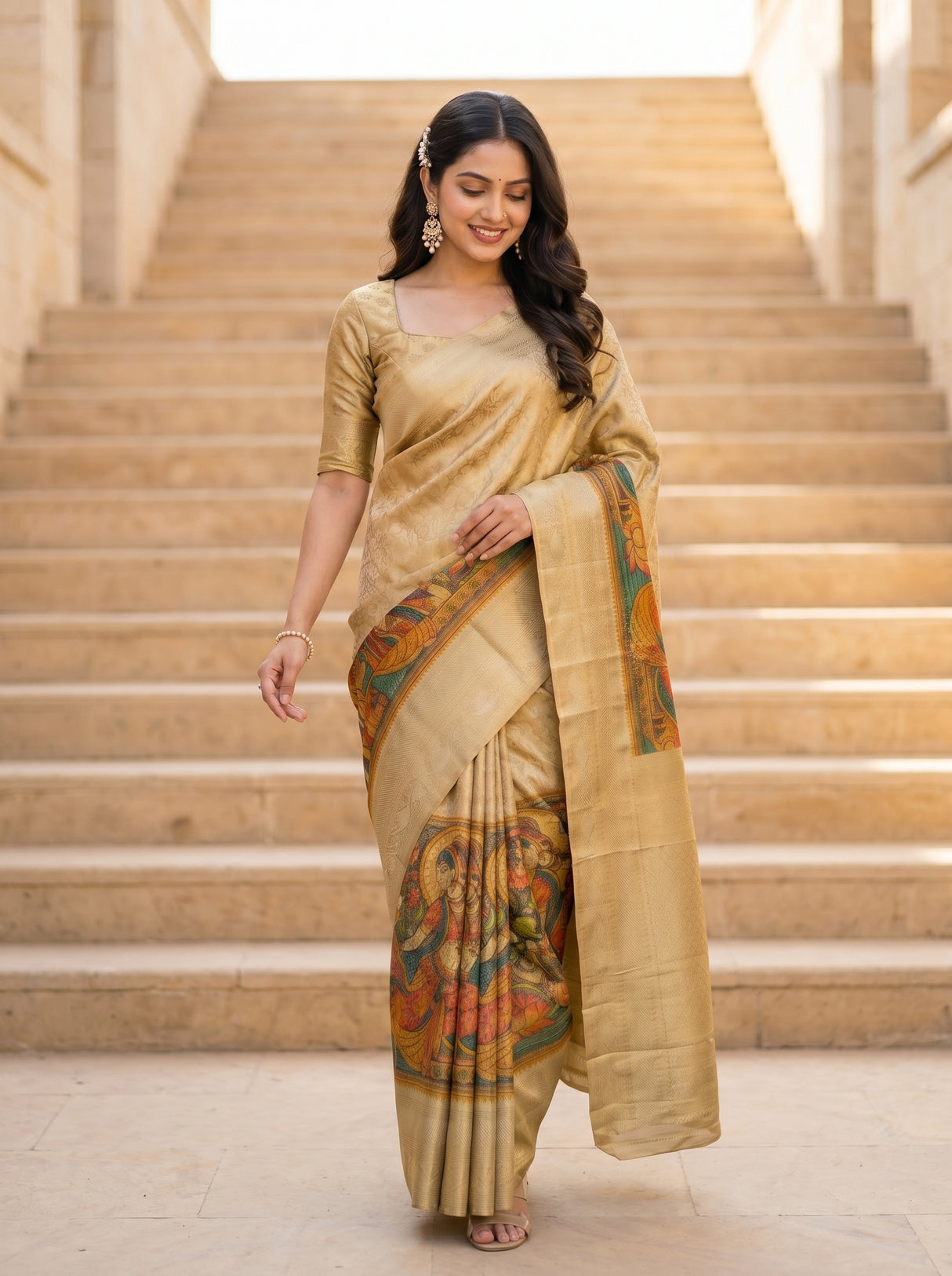 MIMOSA Saree Saree — pose 6 styling detail