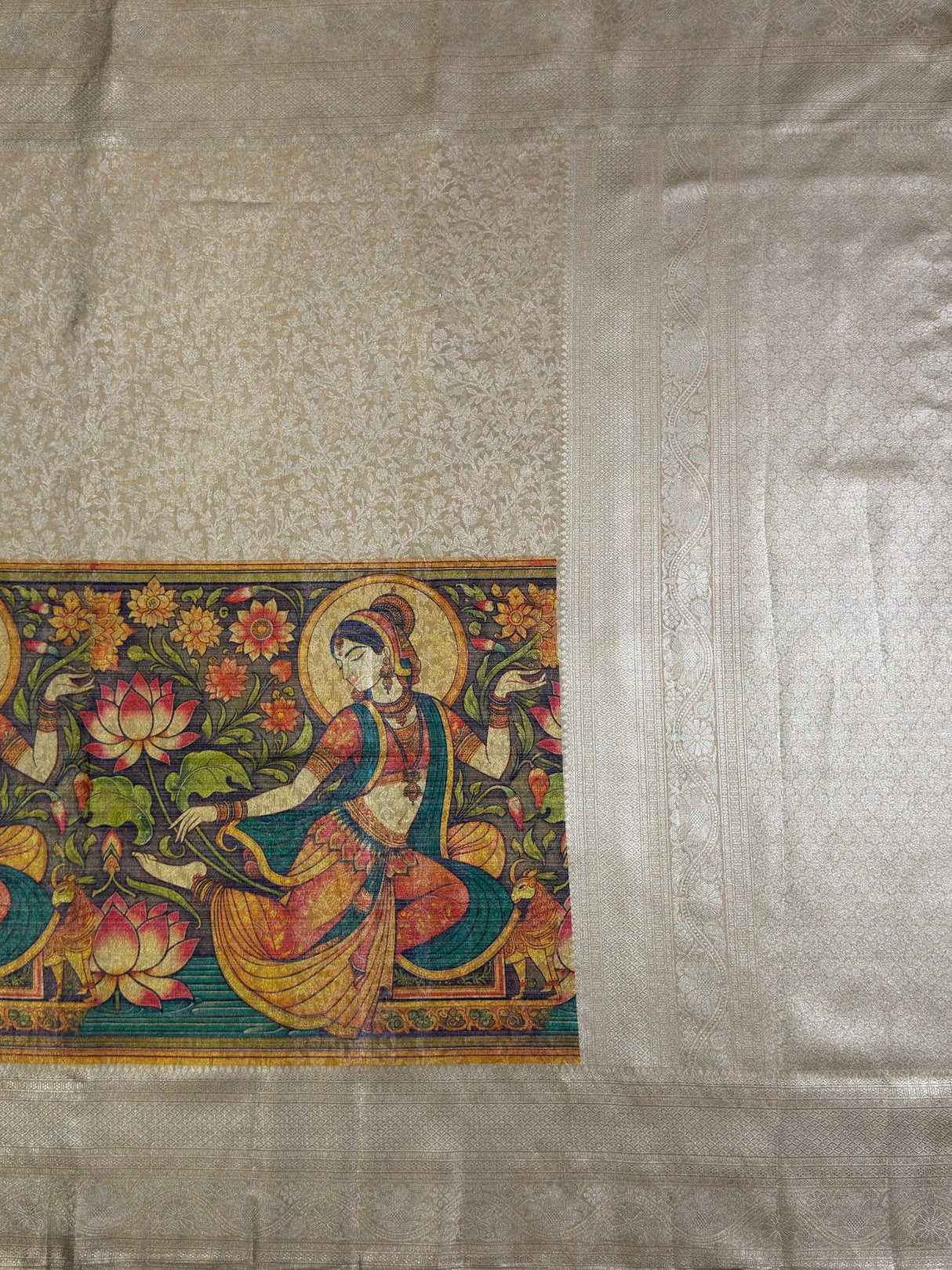 MIMOSA Saree Saree — pallu and zari work detail