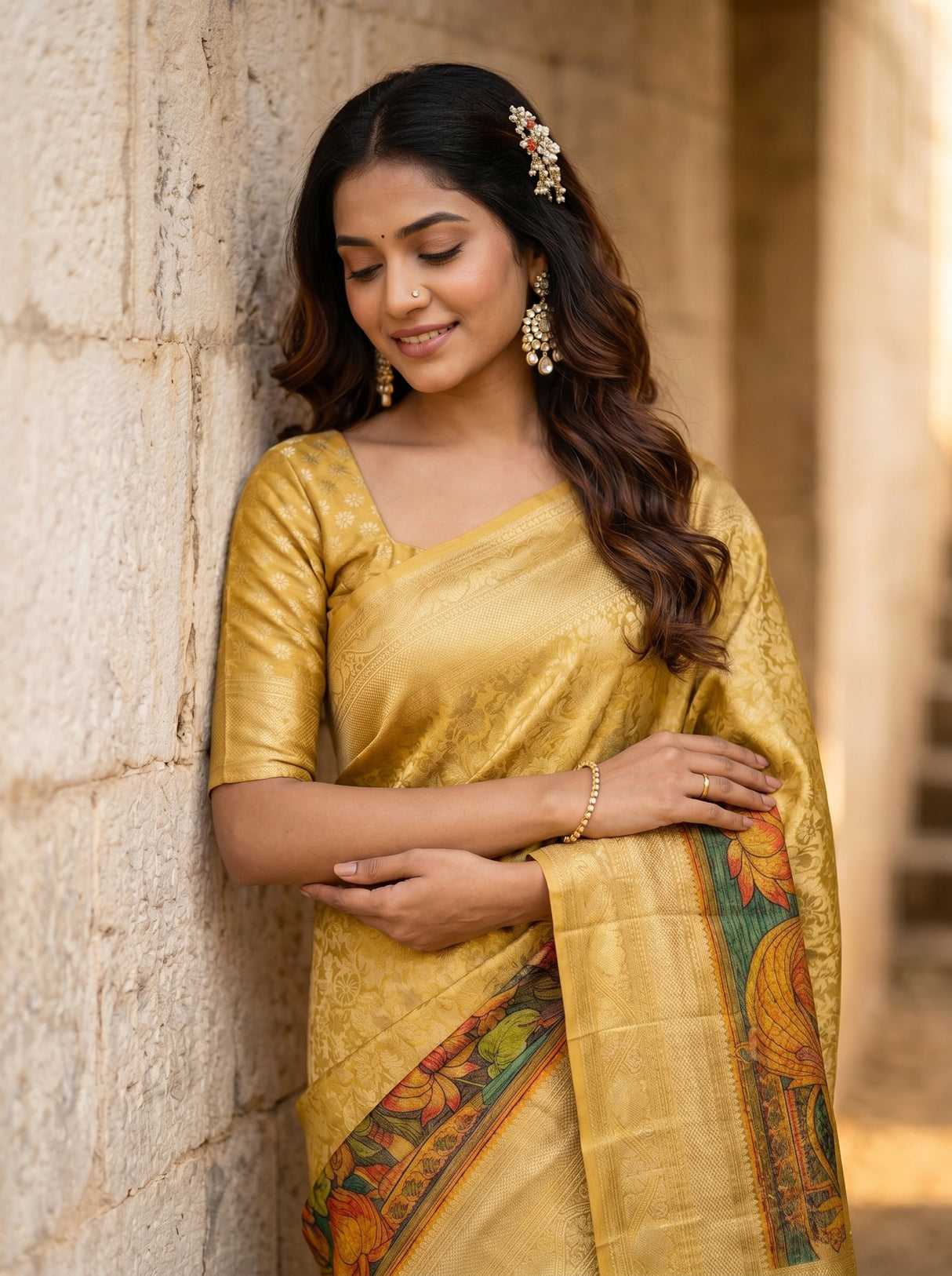 MIMOSA Saree Saree — pose 10 styling detail
