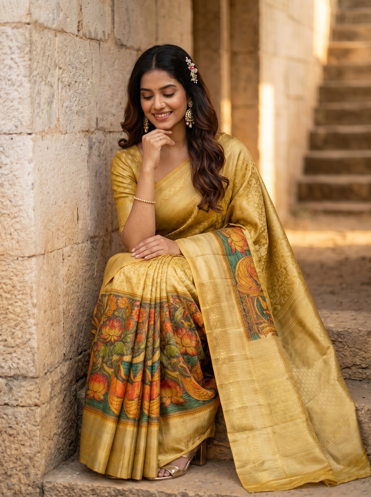 MIMOSA Saree Saree — pose 8 styling detail