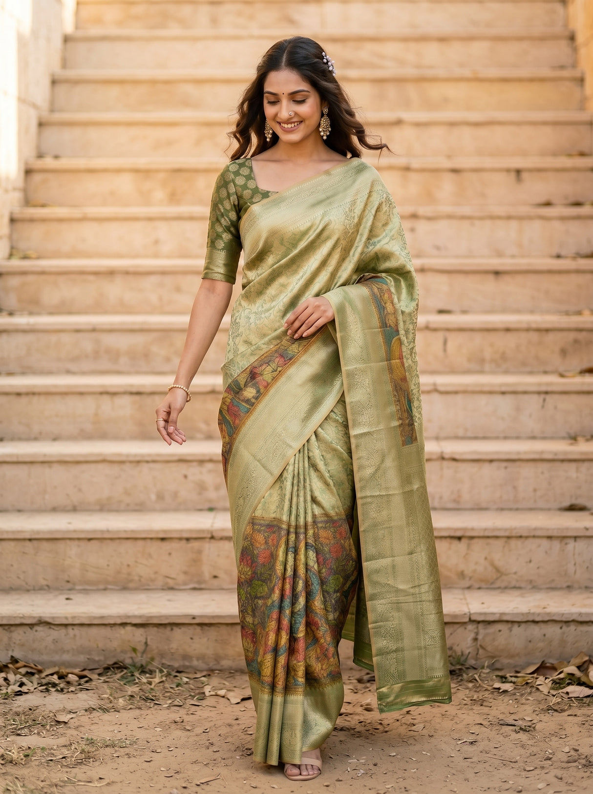 MIMOSA Saree Saree — pose 6 styling detail