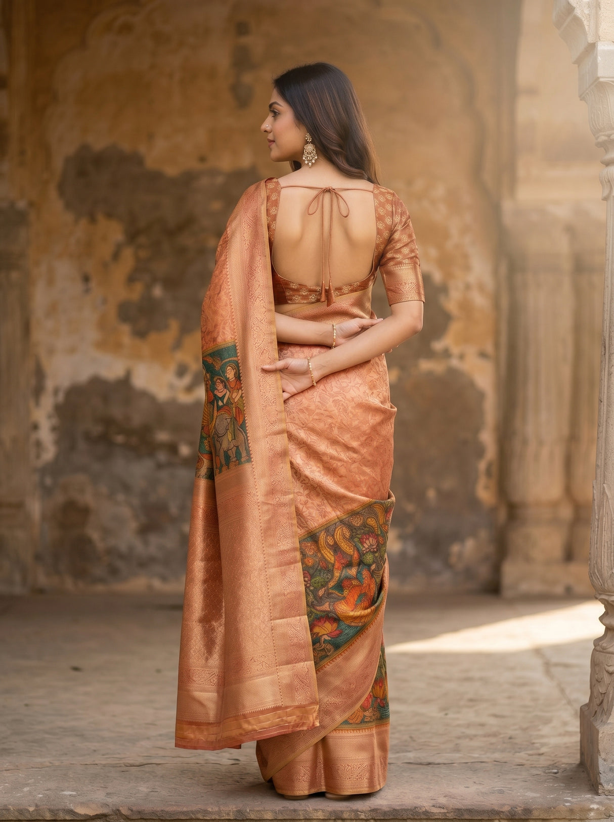 MIMOSA Saree Saree — pose 2 styling detail