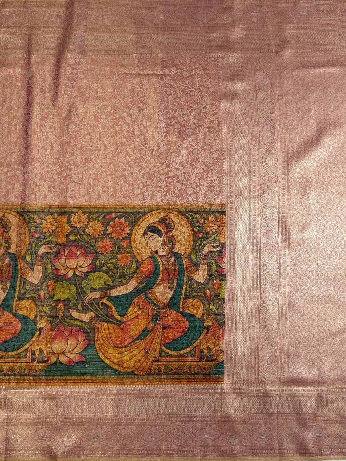 MIMOSA Saree Saree — pallu and zari work detail