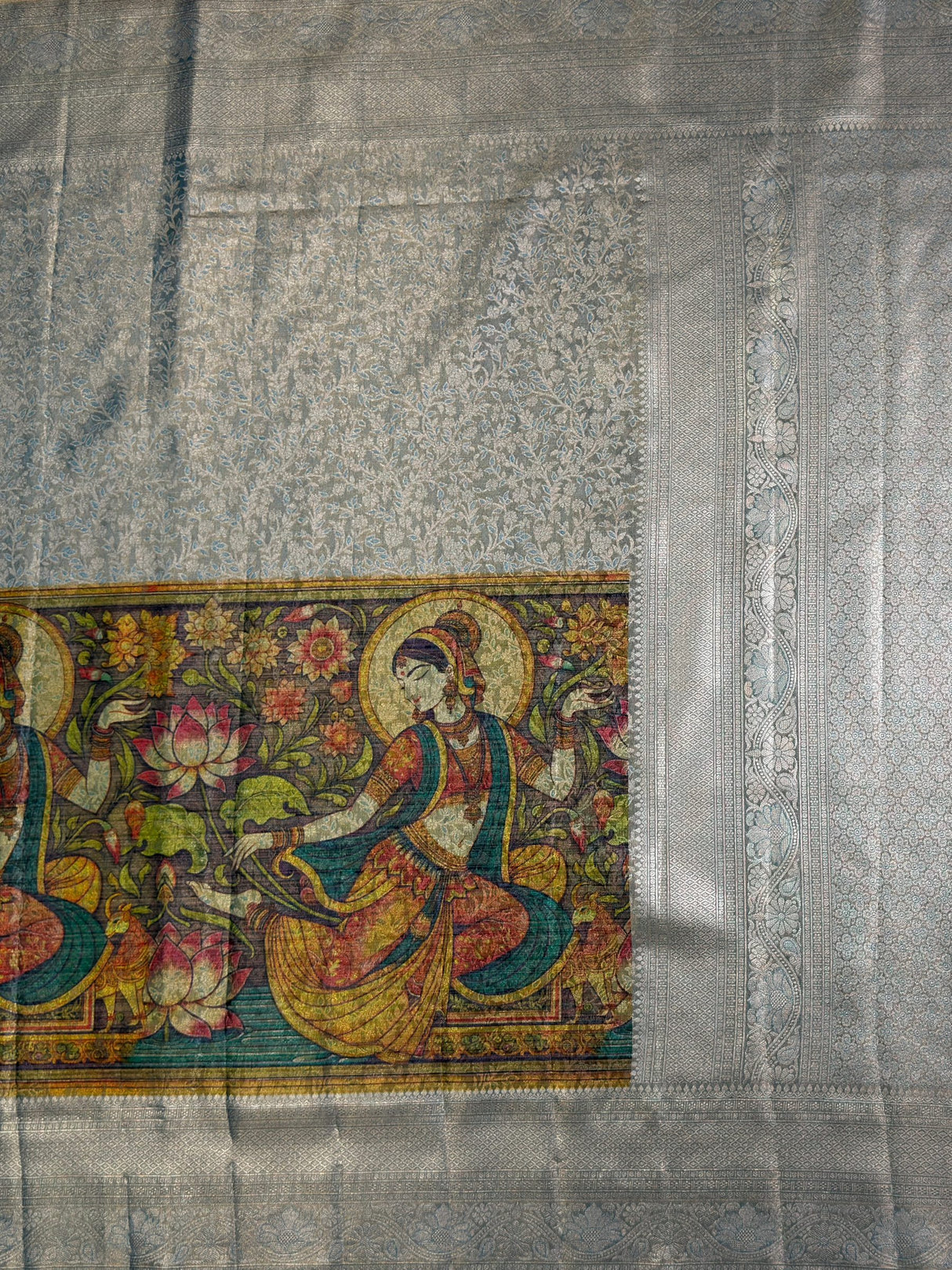 MIMOSA Saree Saree — pallu and zari work detail