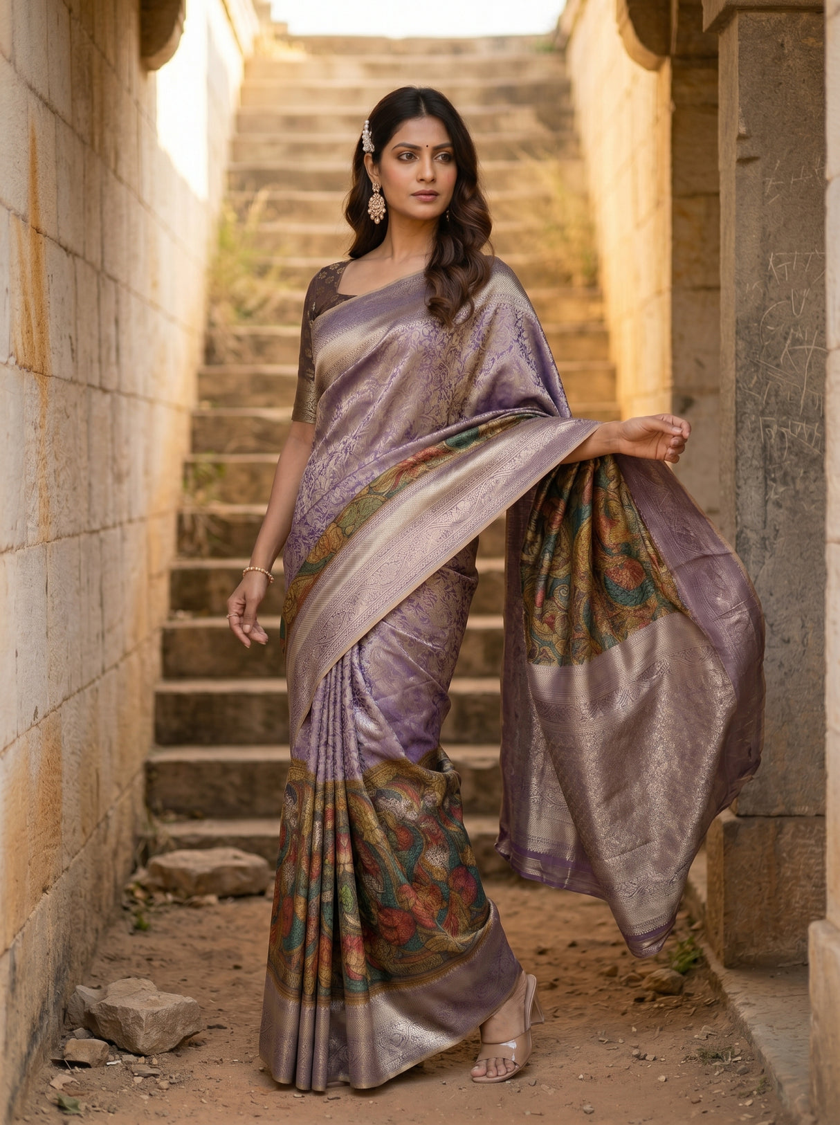 MIMOSA Saree Saree — pose 5 styling detail