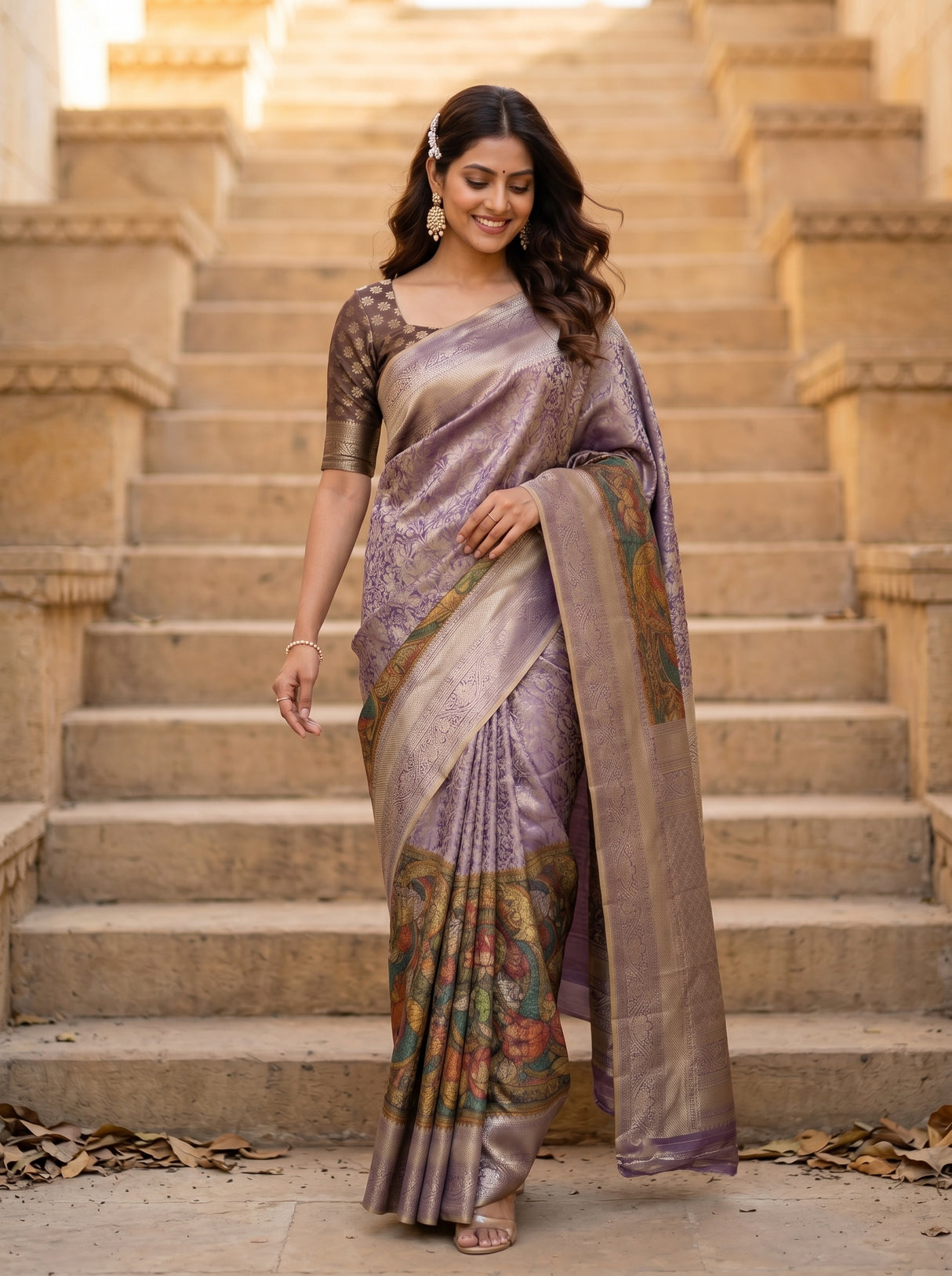 MIMOSA Saree Saree — pose 6 styling detail