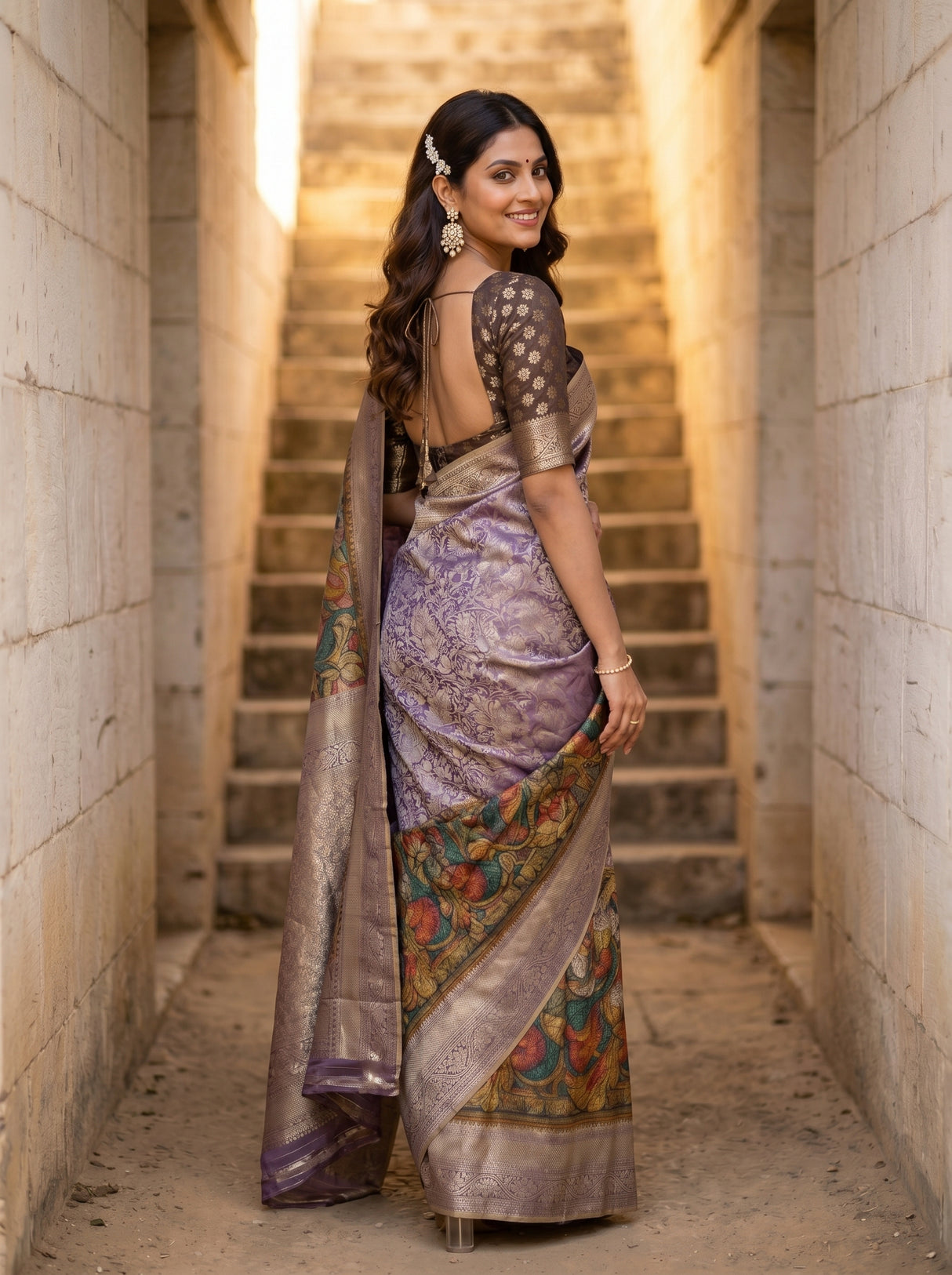 MIMOSA Saree Saree — pose 7 styling detail
